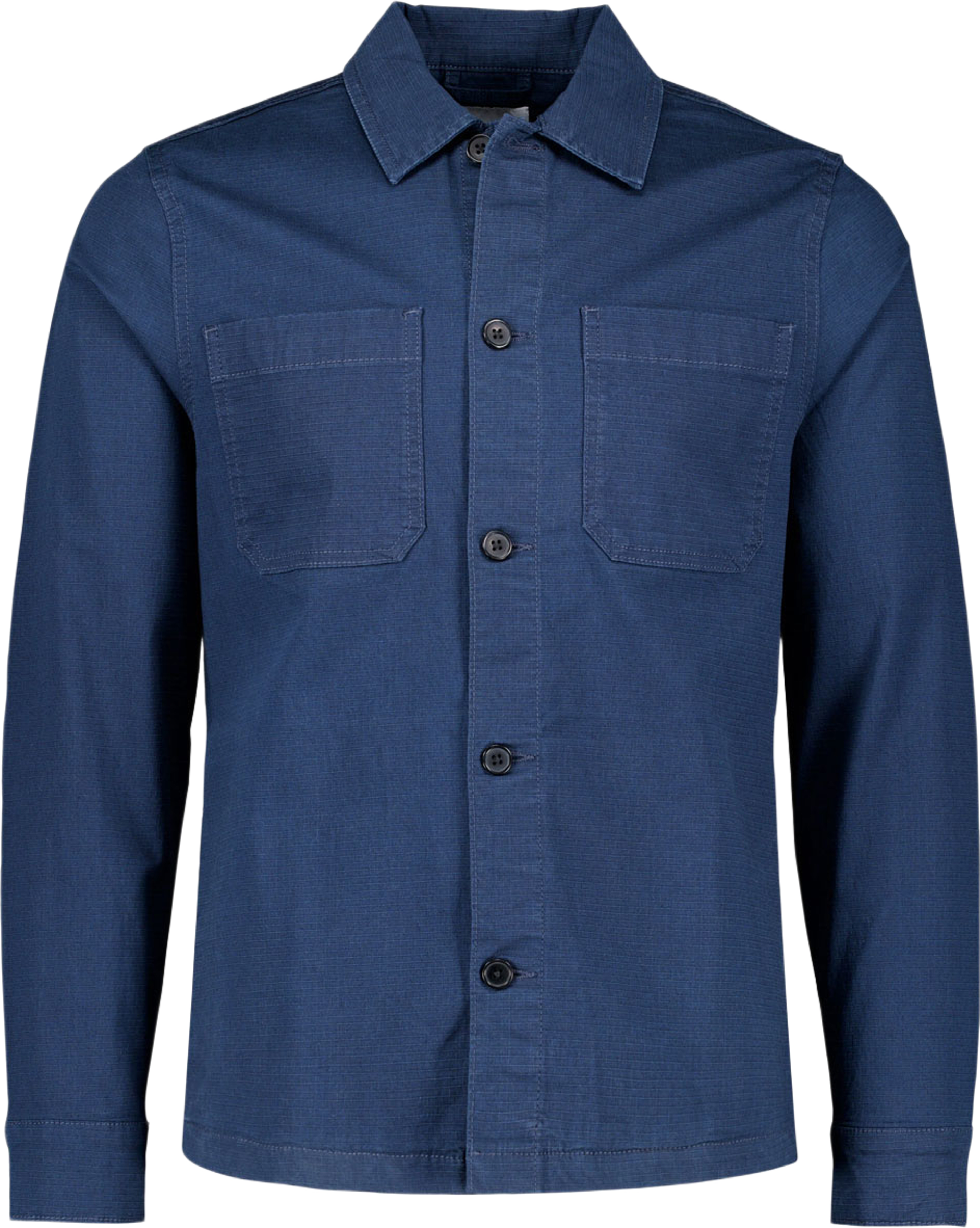 Rip stop overshirt, från Lindbergh, i färgen Navy. Klicka för att öppna bilden i stort format