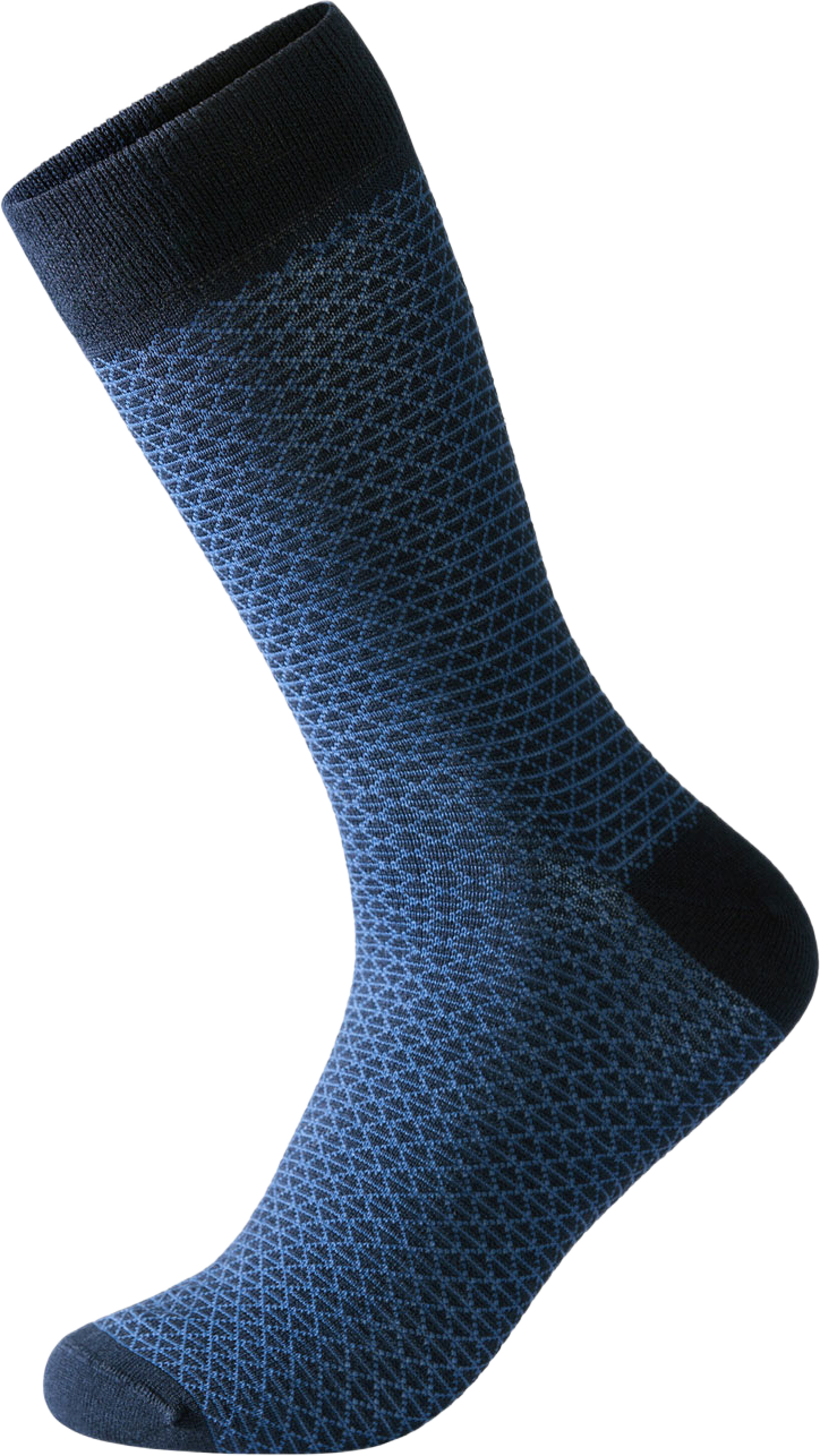 Pattern bamboo sock, från Lindbergh, i färgen Navy. Klicka för att öppna bilden i stort format