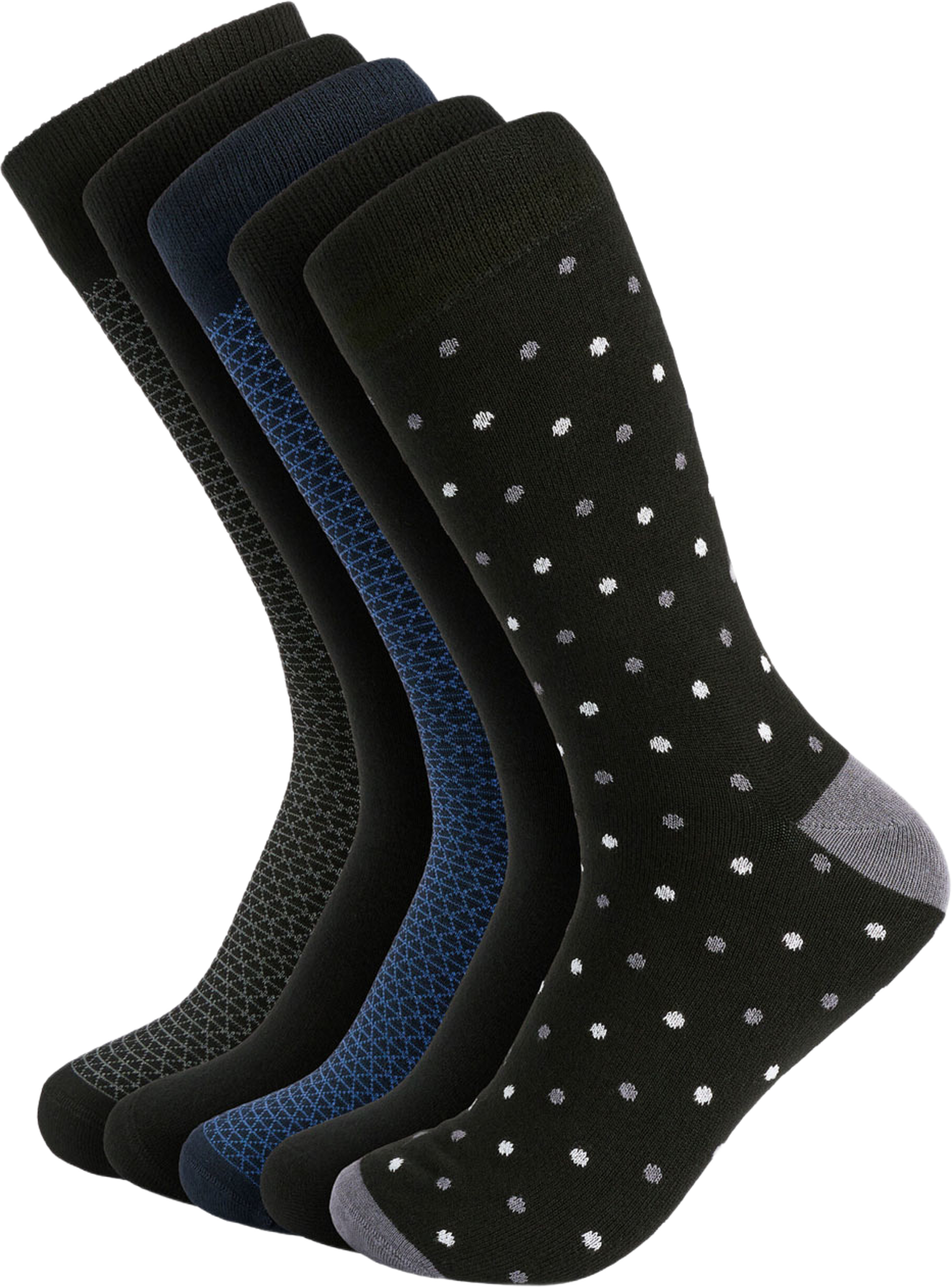 5 pack bamboo sock, från Lindbergh, i färgen Mixed. Klicka för att öppna bilden i stort format
