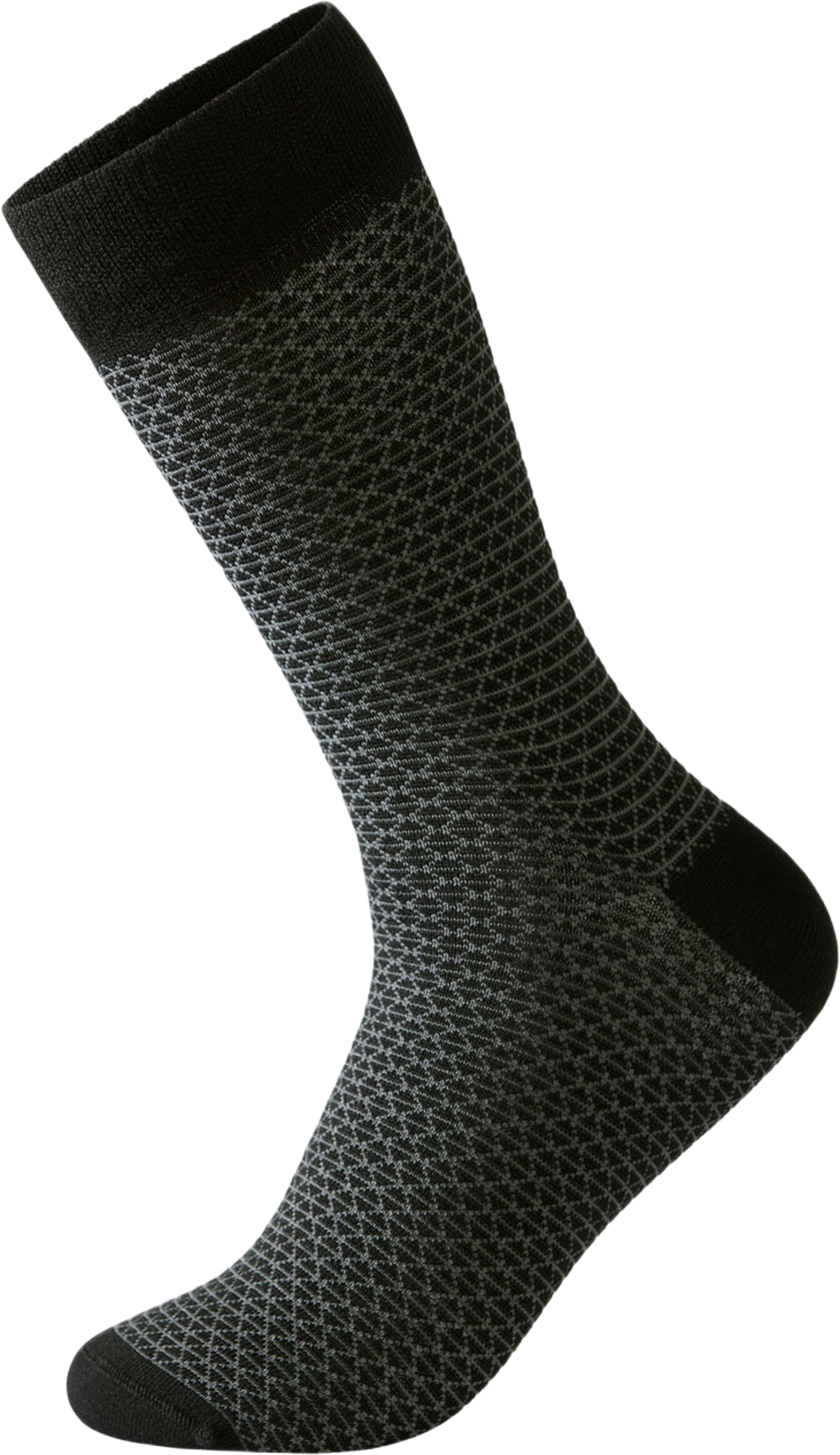 Pattern bamboo sock, från Lindbergh, i färgen Black. Klicka för att öppna bilden i stort format