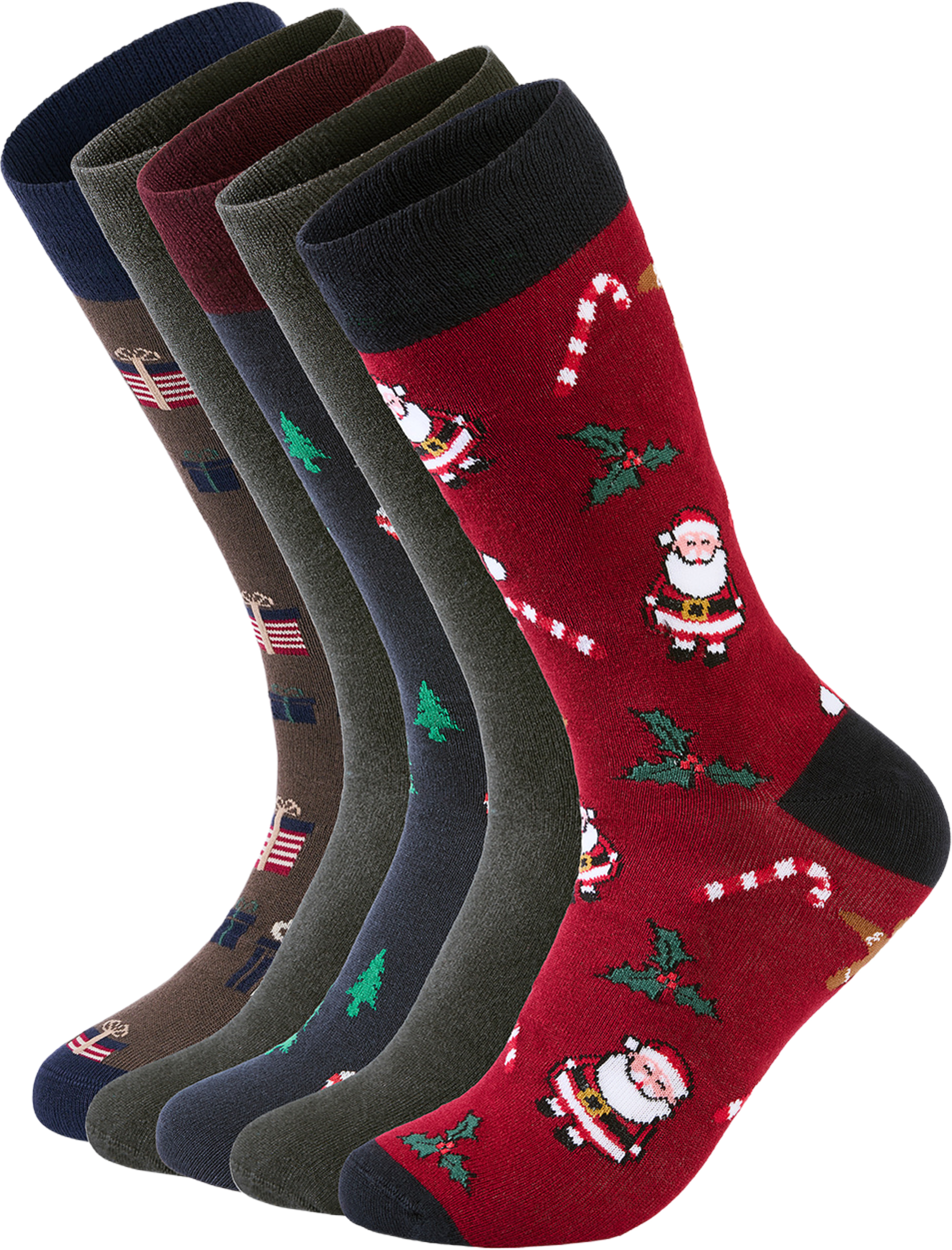 5-pack bamboo sock, från Lindbergh, i färgen Mixed. Klicka för att öppna bilden i stort format