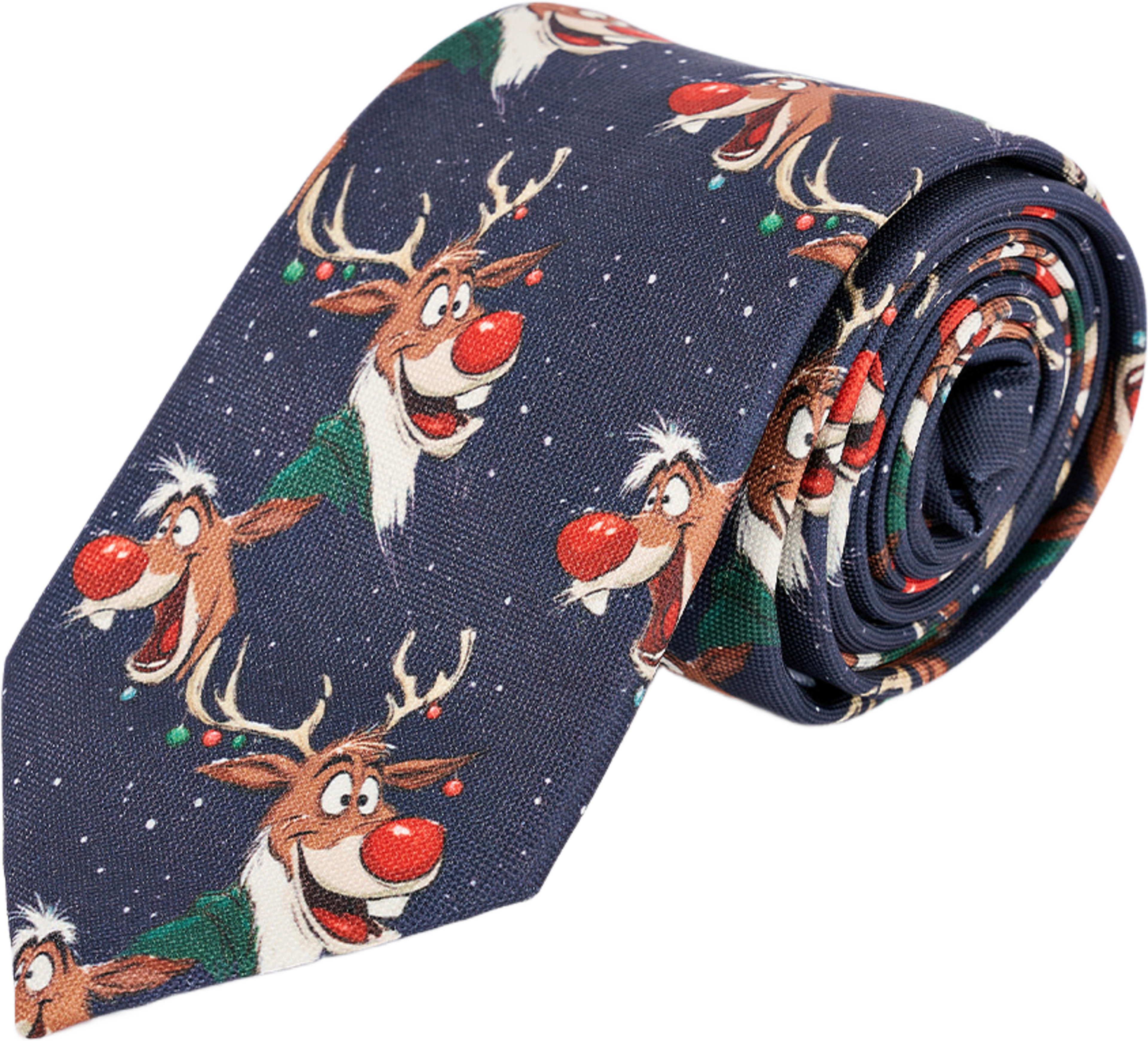 Christmas Tie Tie, från Lindbergh, i färgen Dk Blue. Klicka för att öppna bilden i stort format