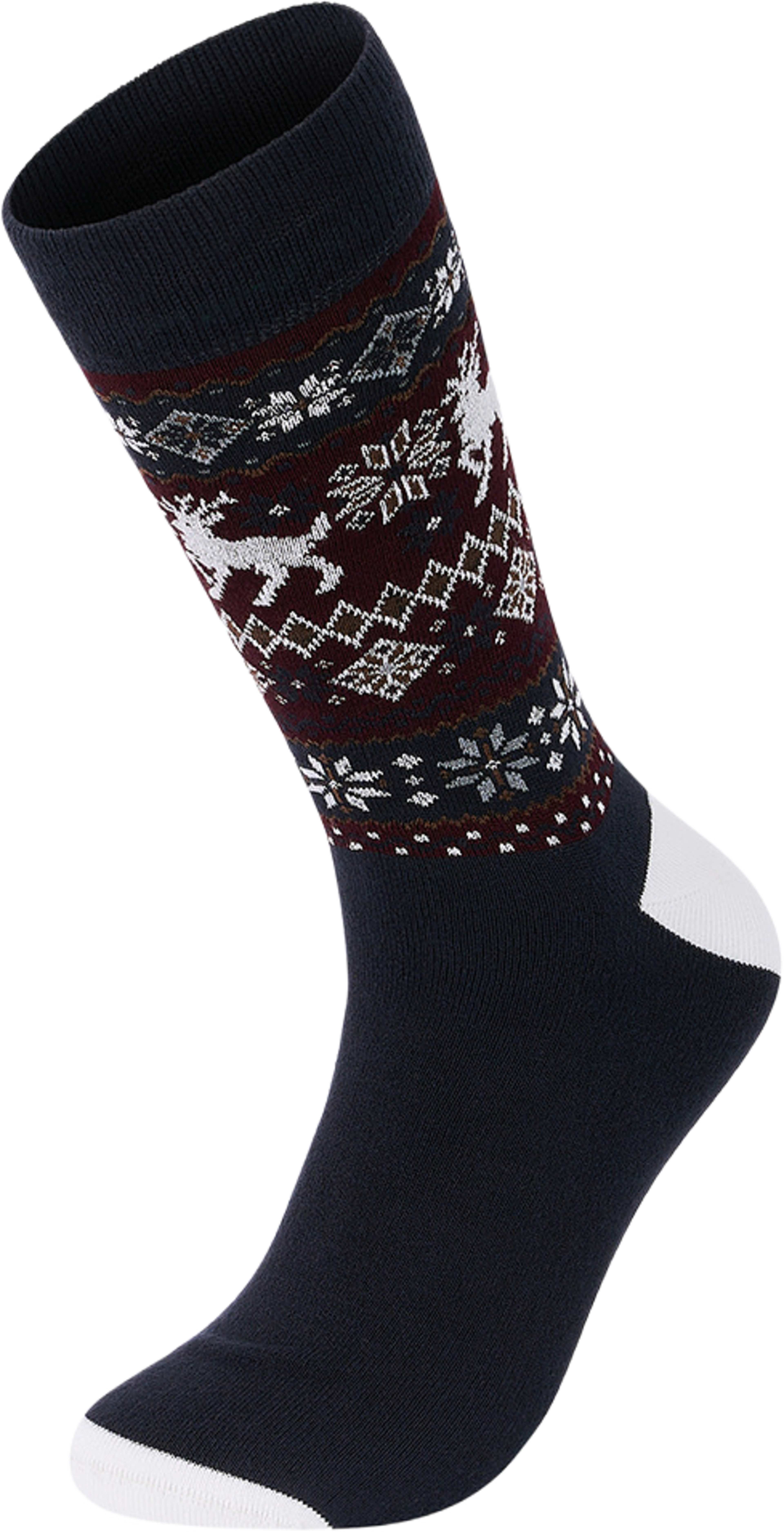 Winter bamboo sock, från Lindbergh, i färgen Off White. Klicka för att öppna bilden i stort format
