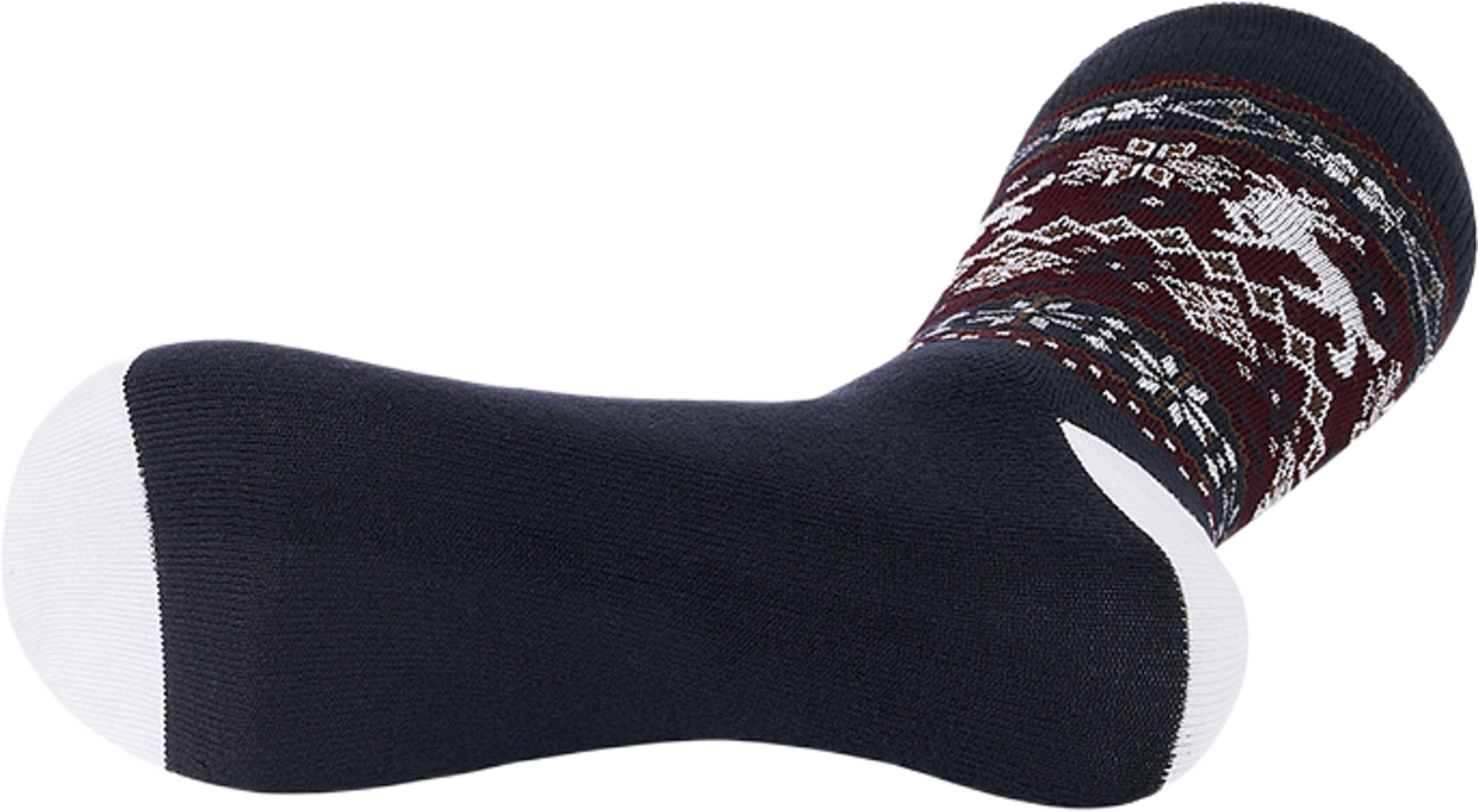 Winter bamboo sock, från Lindbergh, i färgen Off White. Klicka för att öppna bilden i stort format