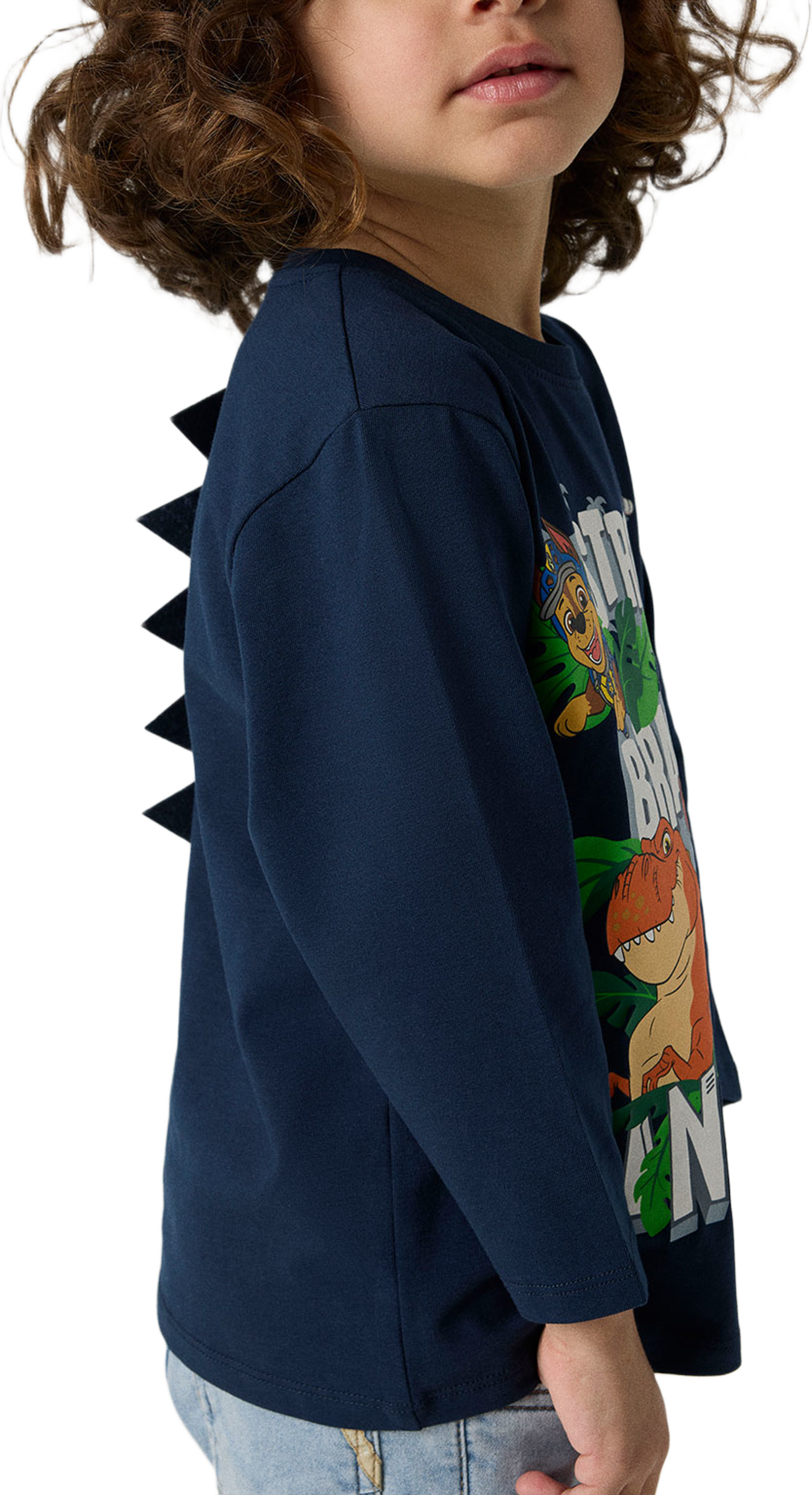 Långärmad t-shirt Paw Patrol, från Name It, i färgen Navy Blazer. Klicka för att öppna bilden i stort format