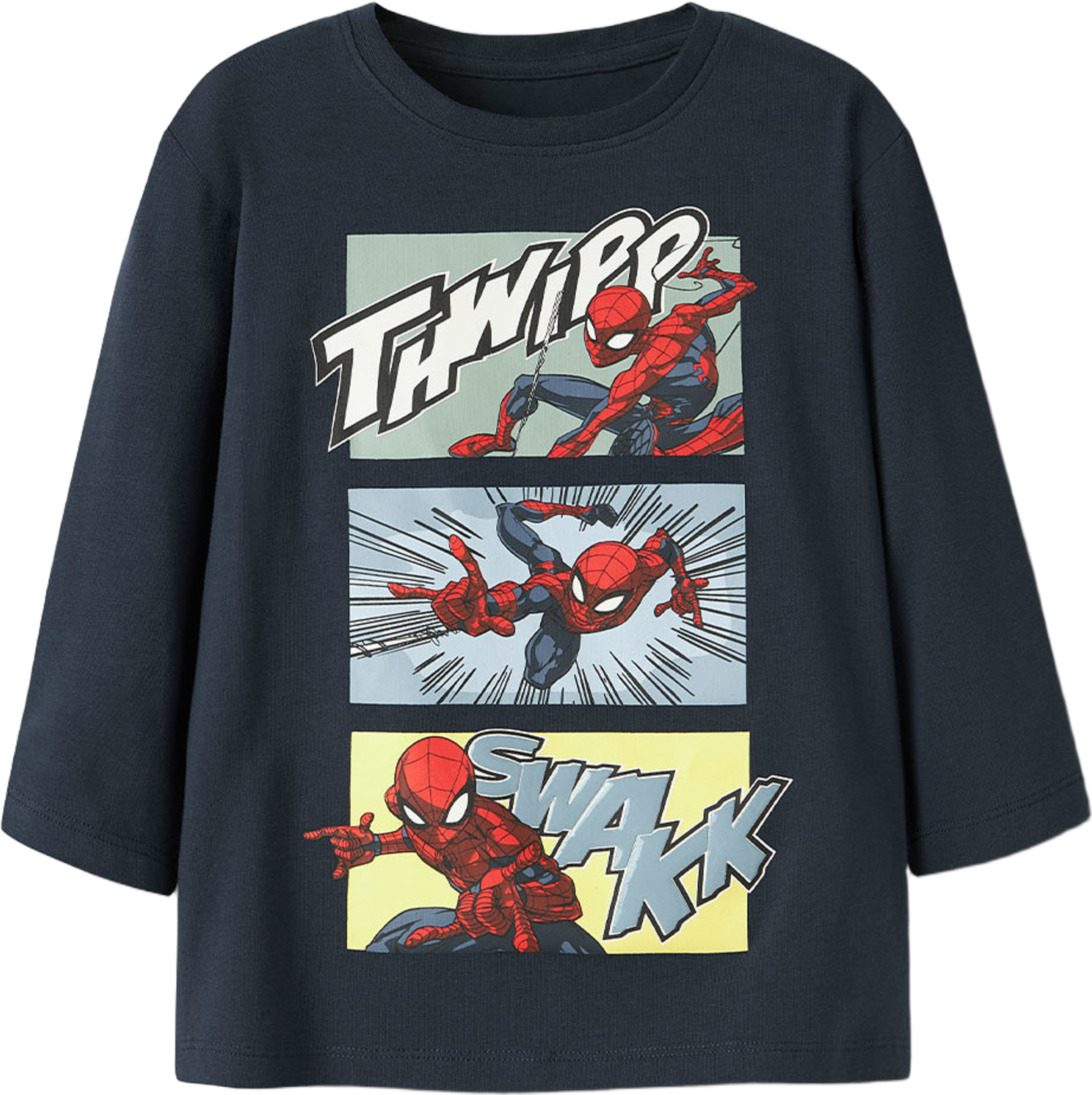 Spider Man T-Shirt, från Name It, i färgen Navy Blazer. Klicka för att öppna bilden i stort format