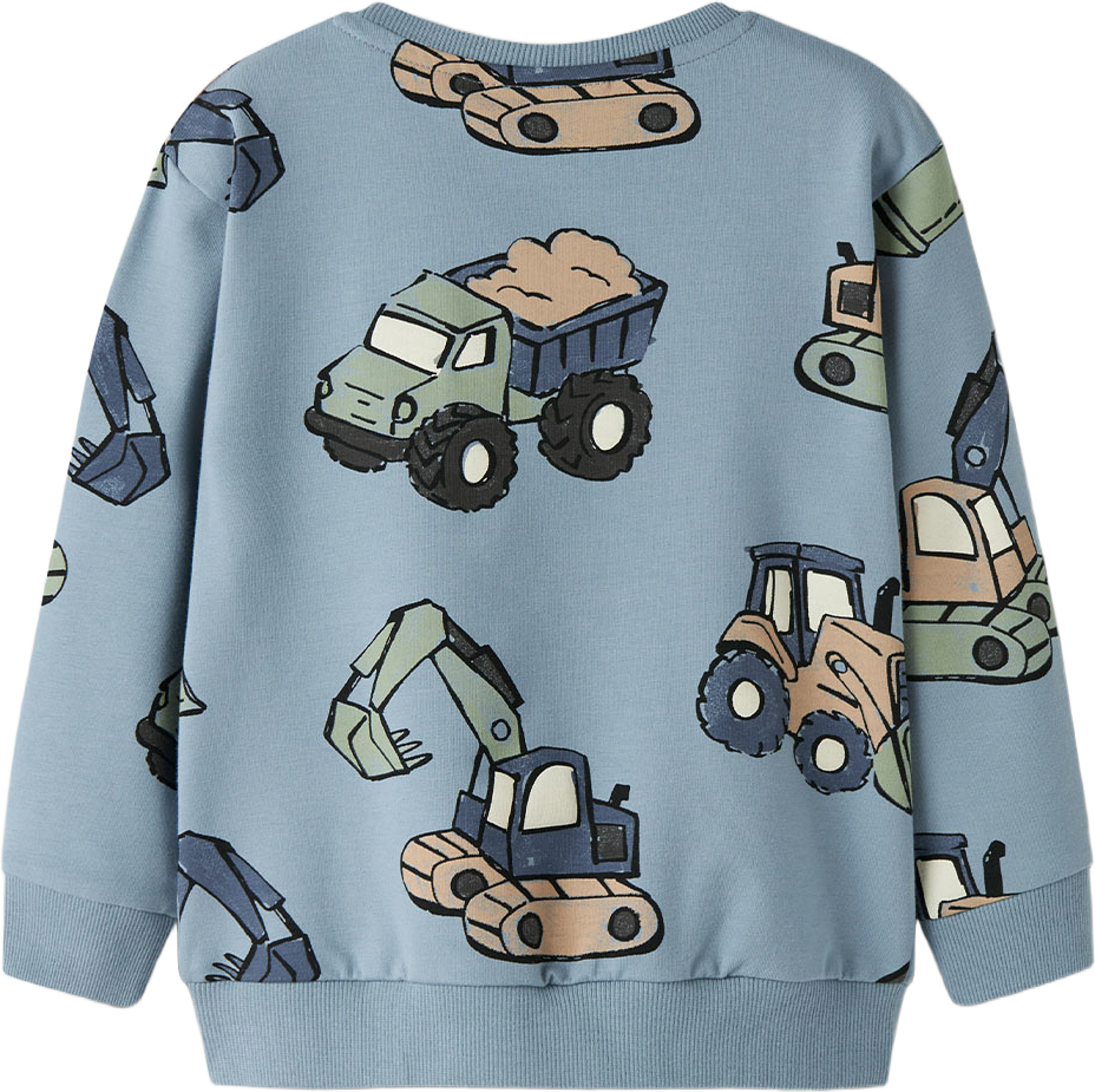 Kark Sweatshirt, från Name It, i färgen Ashley Blue. Klicka för att öppna bilden i stort format