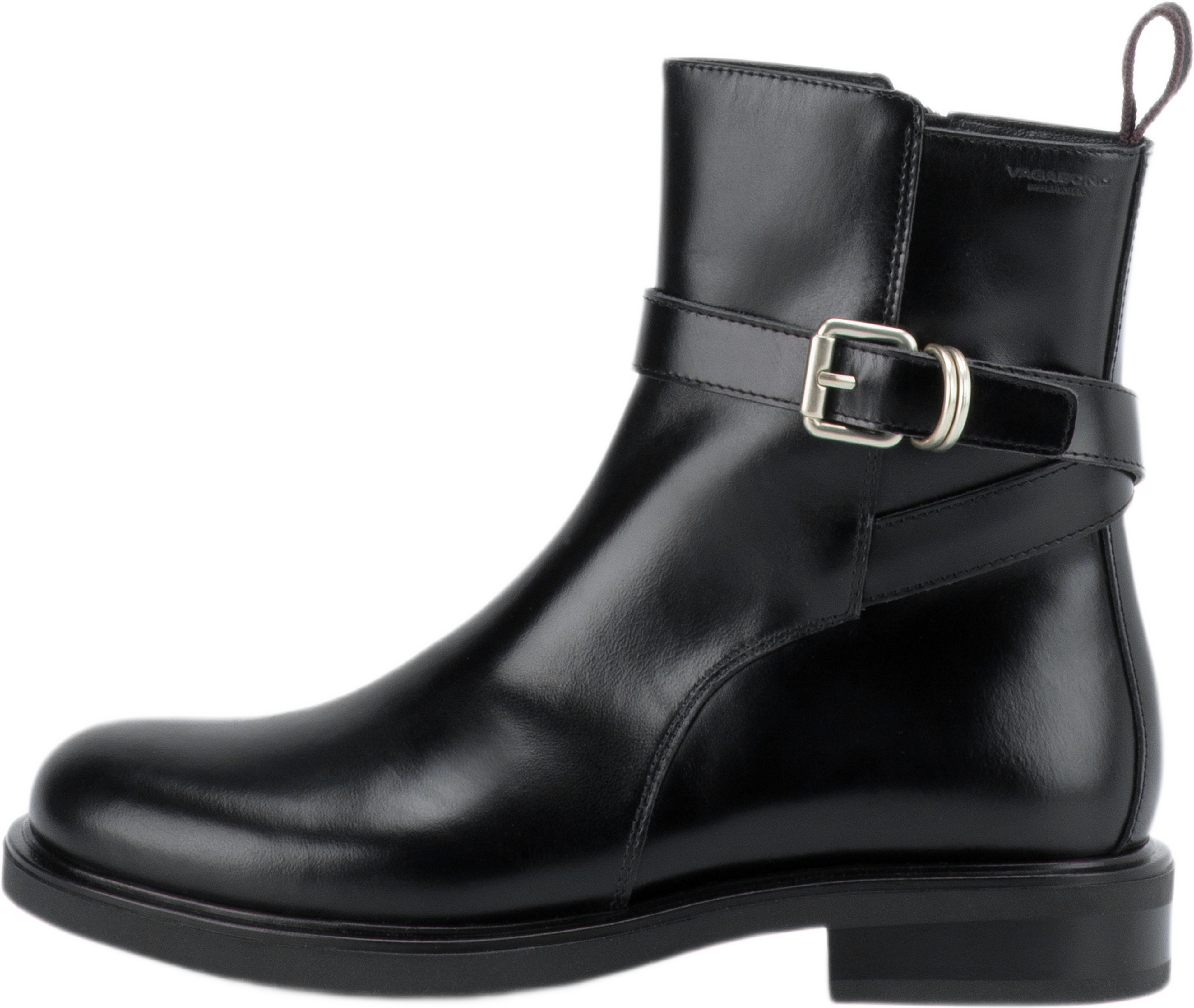 Freya Boots Low Heel Classic, från Vagabond Shoemakers, i färgen Black. Klicka för att öppna bilden i stort format
