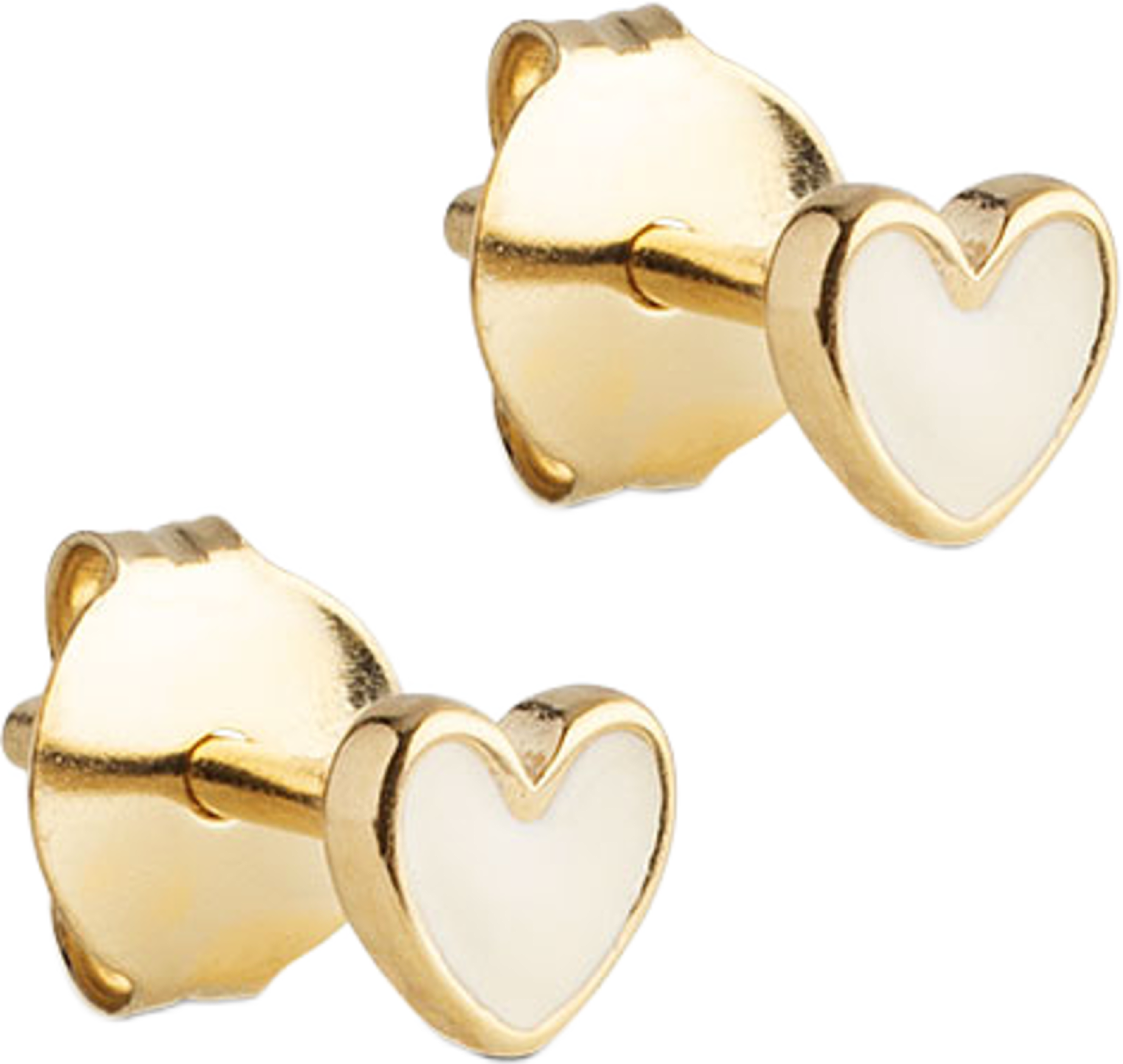 Studs Earrings, Amore, från ENAMEL Copenhagen, i färgen Daisy. Klicka för att öppna bilden i stort format