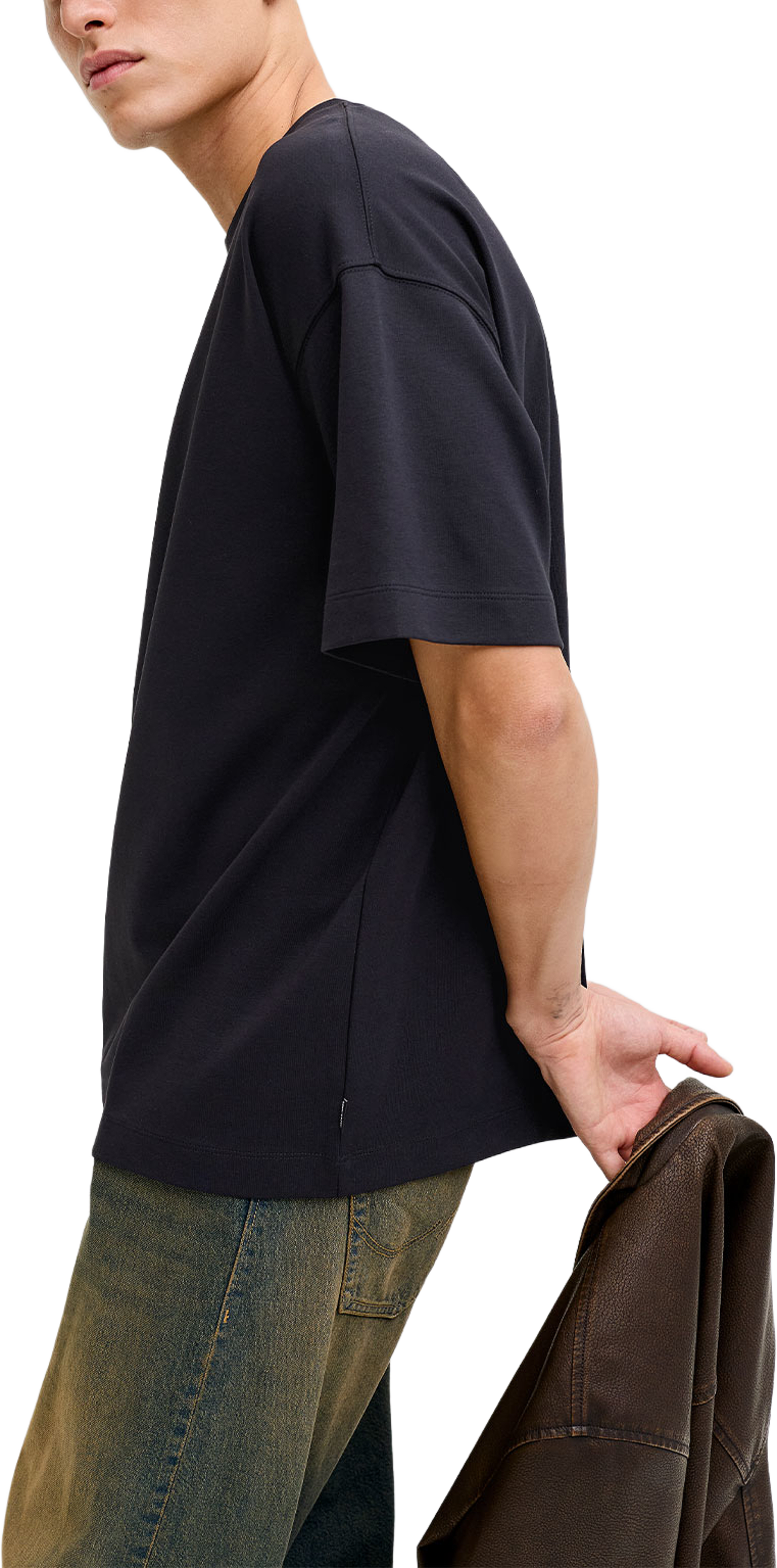 Barron T-Shirt, från Jack & Jones, i färgen Black. Klicka för att öppna bilden i stort format