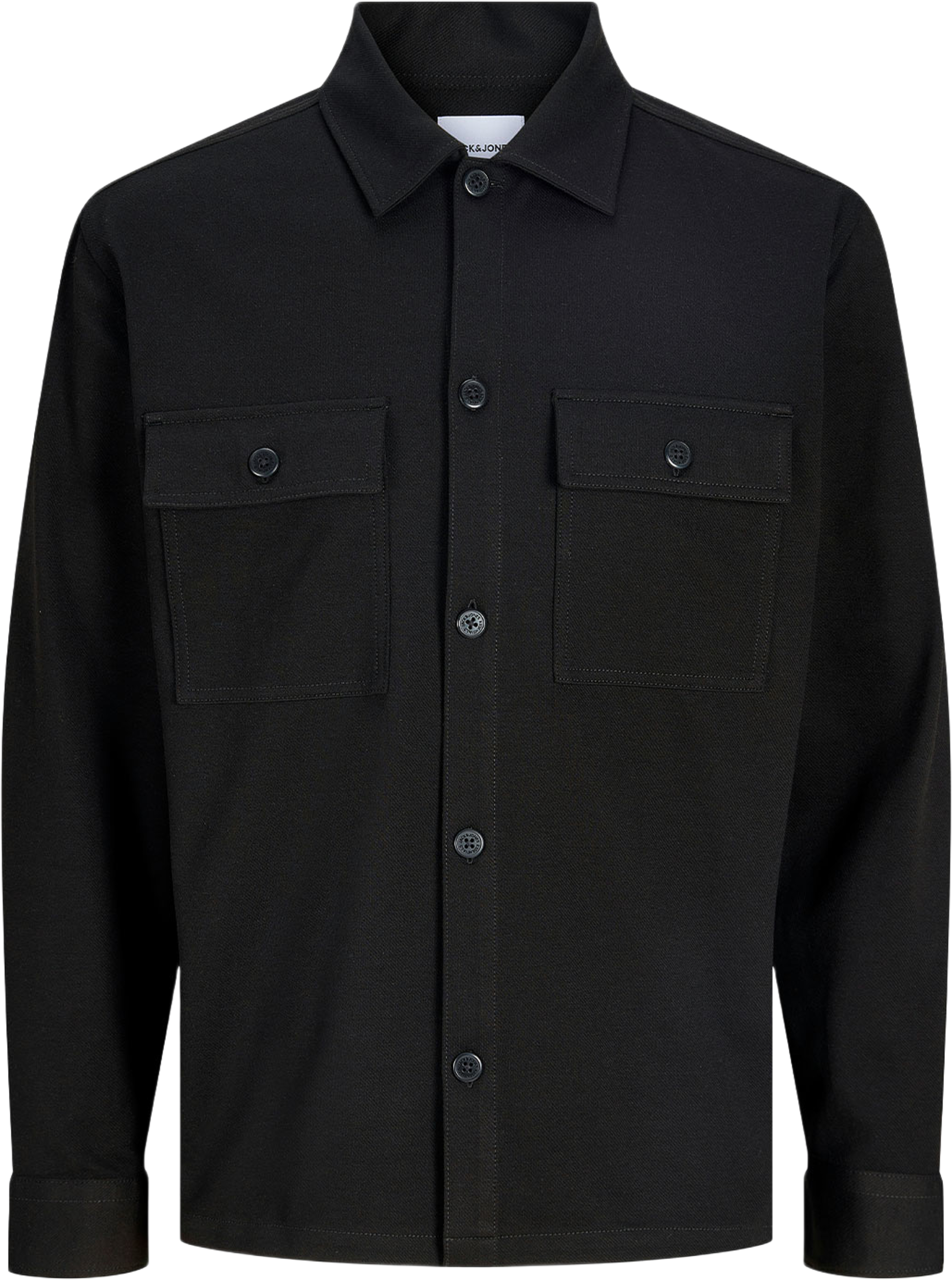 William Sweat Overshirt, från Jack & Jones, i färgen Black. Klicka för att öppna bilden i stort format