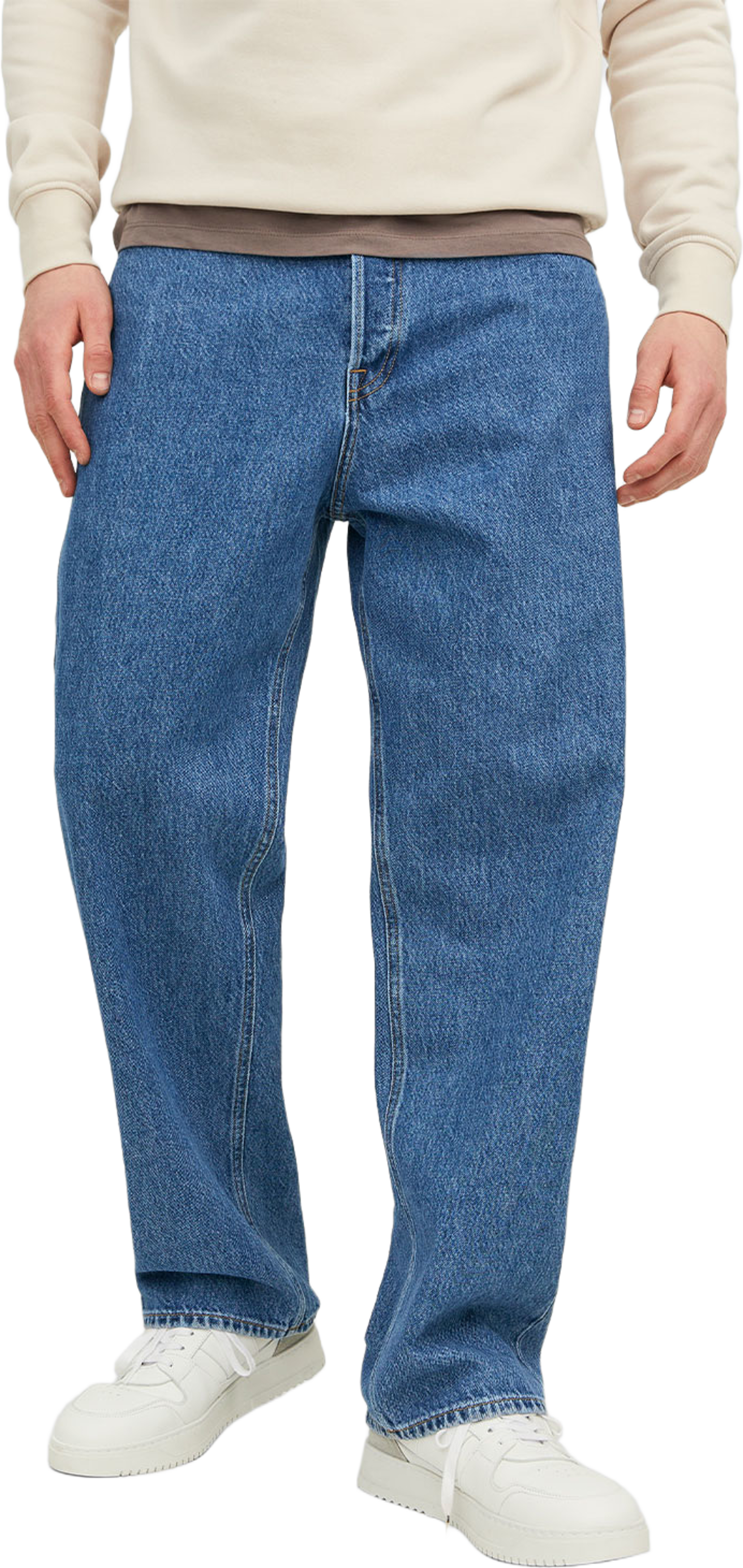 Alex Baggy Fit Jeans, från Jack & Jones, i färgen Blue Denim. Klicka för att öppna bilden i stort format