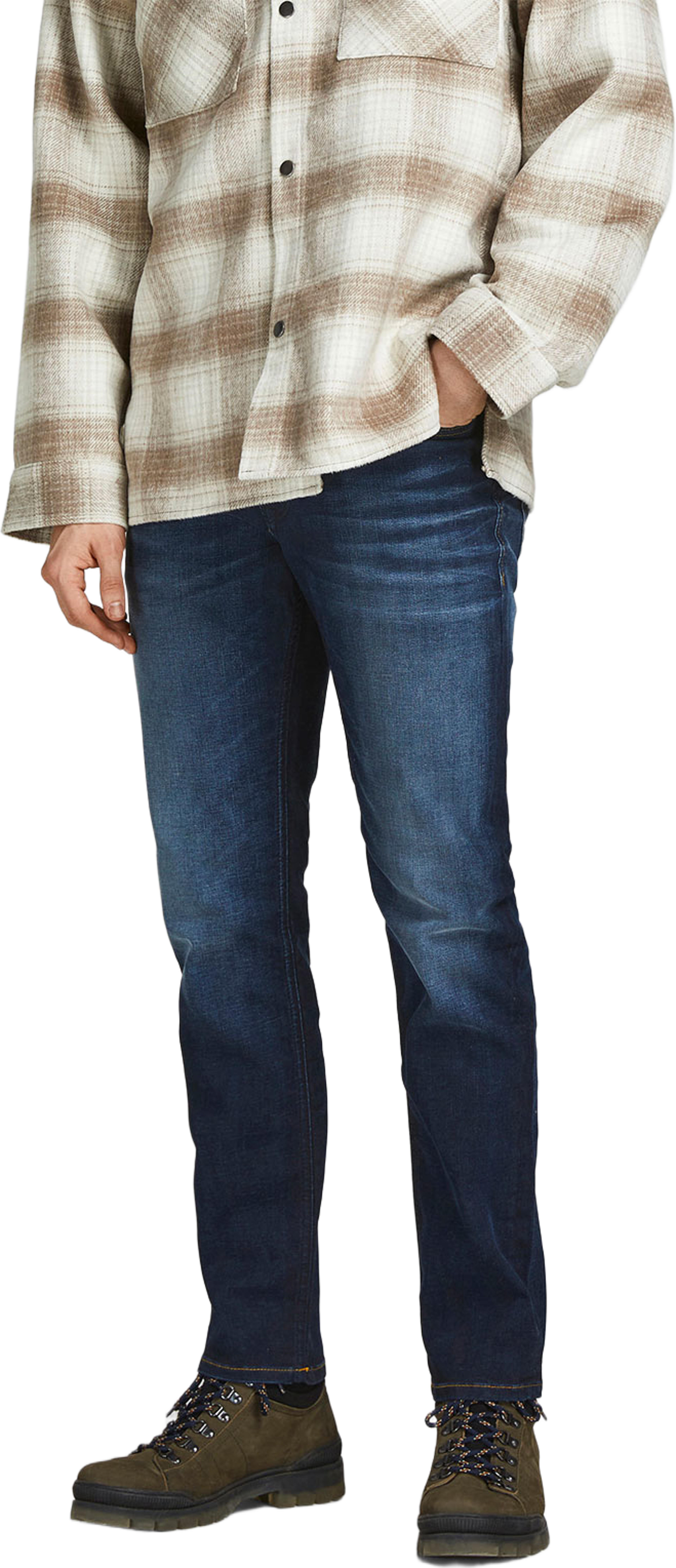 Clark Regular Fit Jeans, från Jack & Jones, i färgen Blue Denim. Klicka för att öppna bilden i stort format