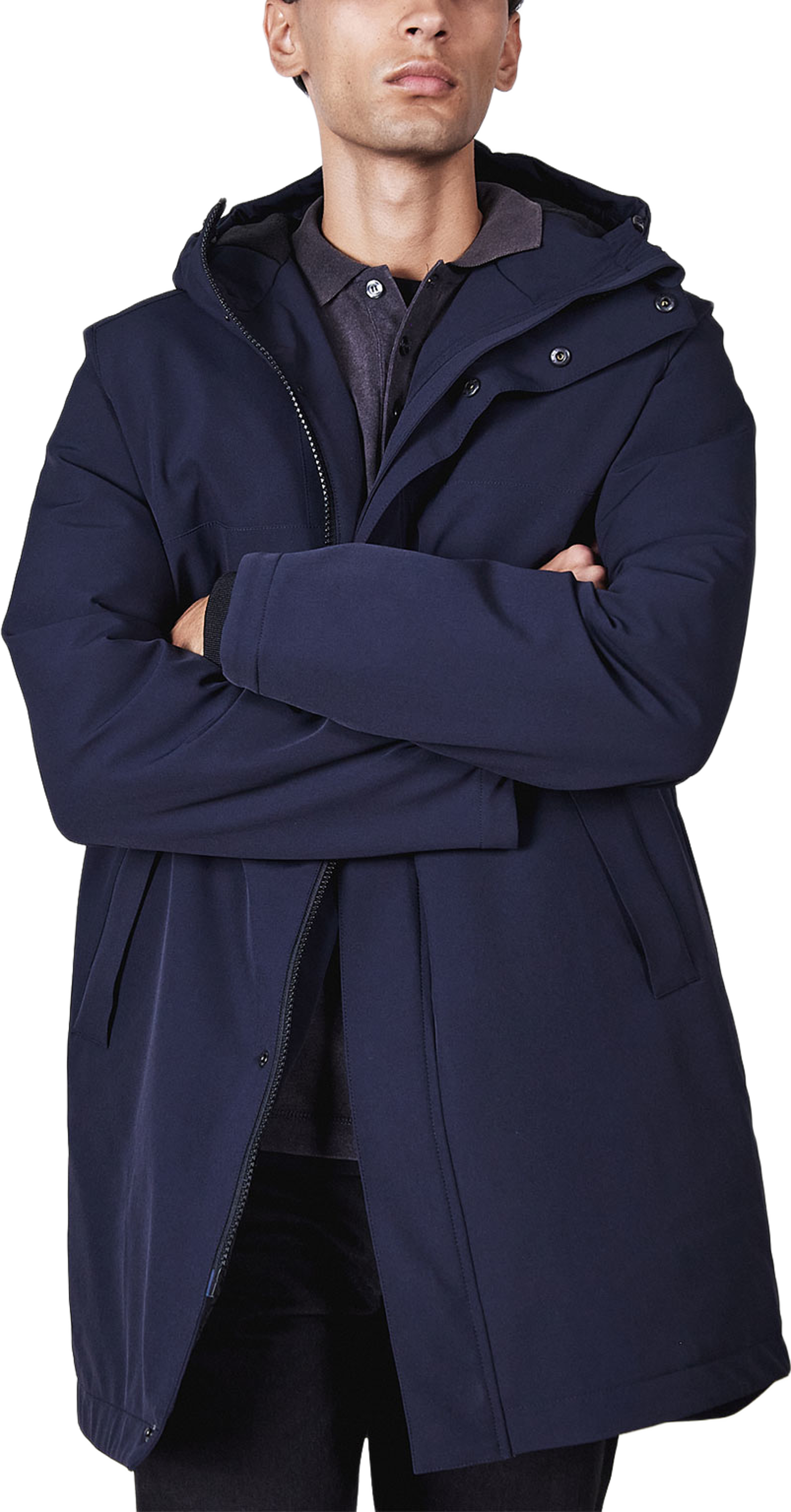 Bryson Jacka, från Brixtol Textiles, i färgen Carbon Navy. Klicka för att öppna bilden i stort format