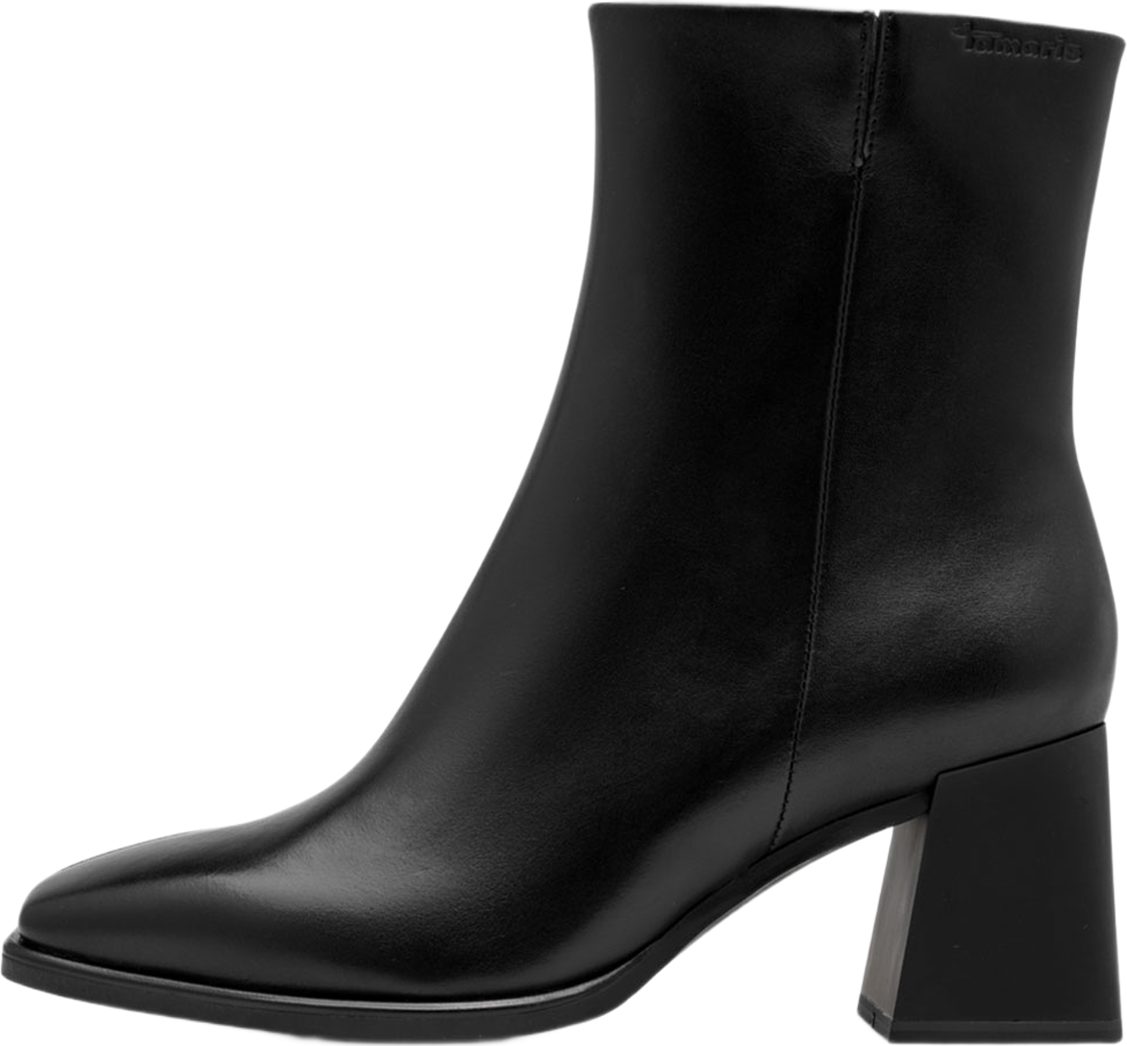 Boots, från Tamaris, i färgen Black Leather. Klicka för att öppna bilden i stort format