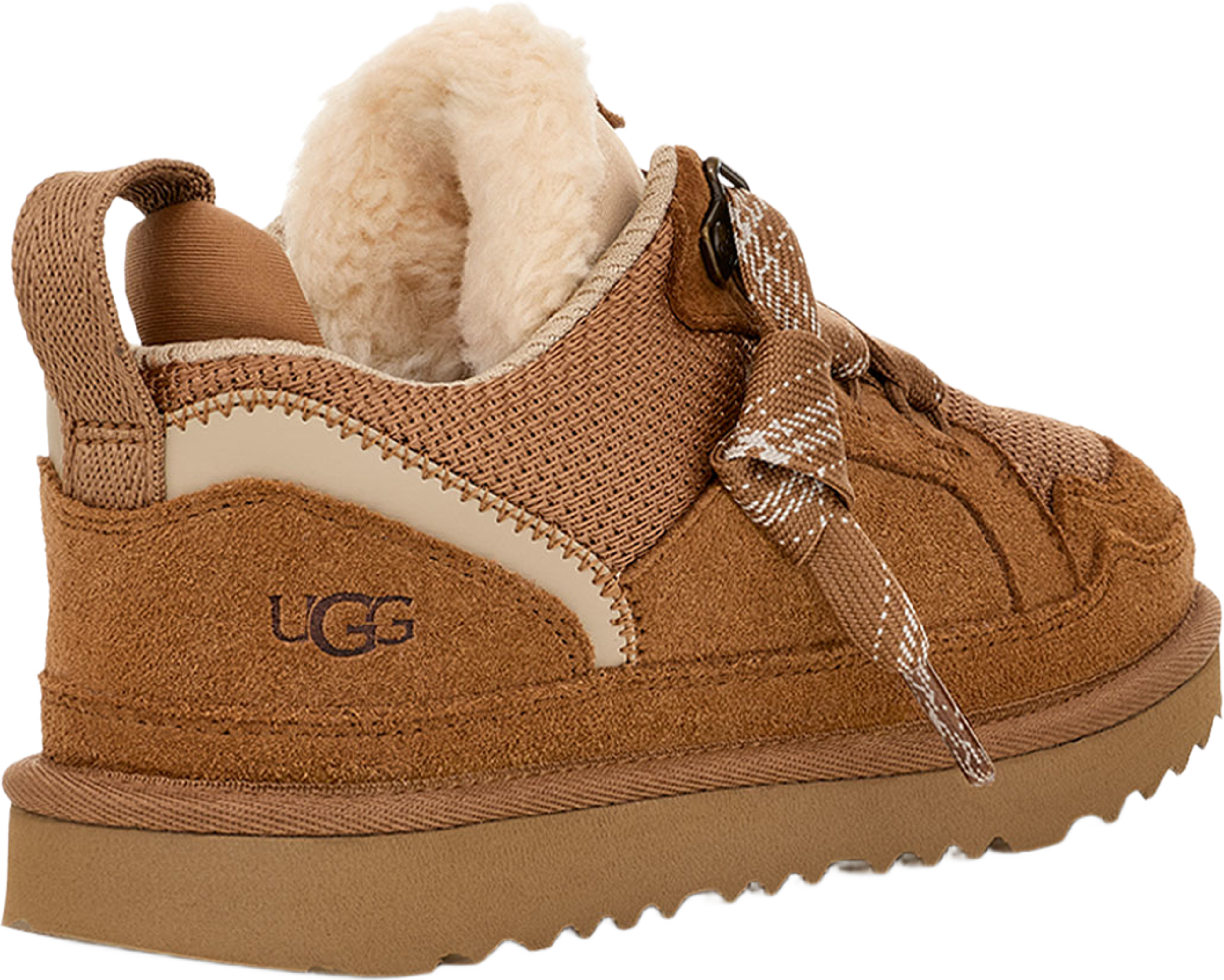 Kids Lowmel Sneaker, från Ugg, i färgen Chestnut. Klicka för att öppna bilden i stort format