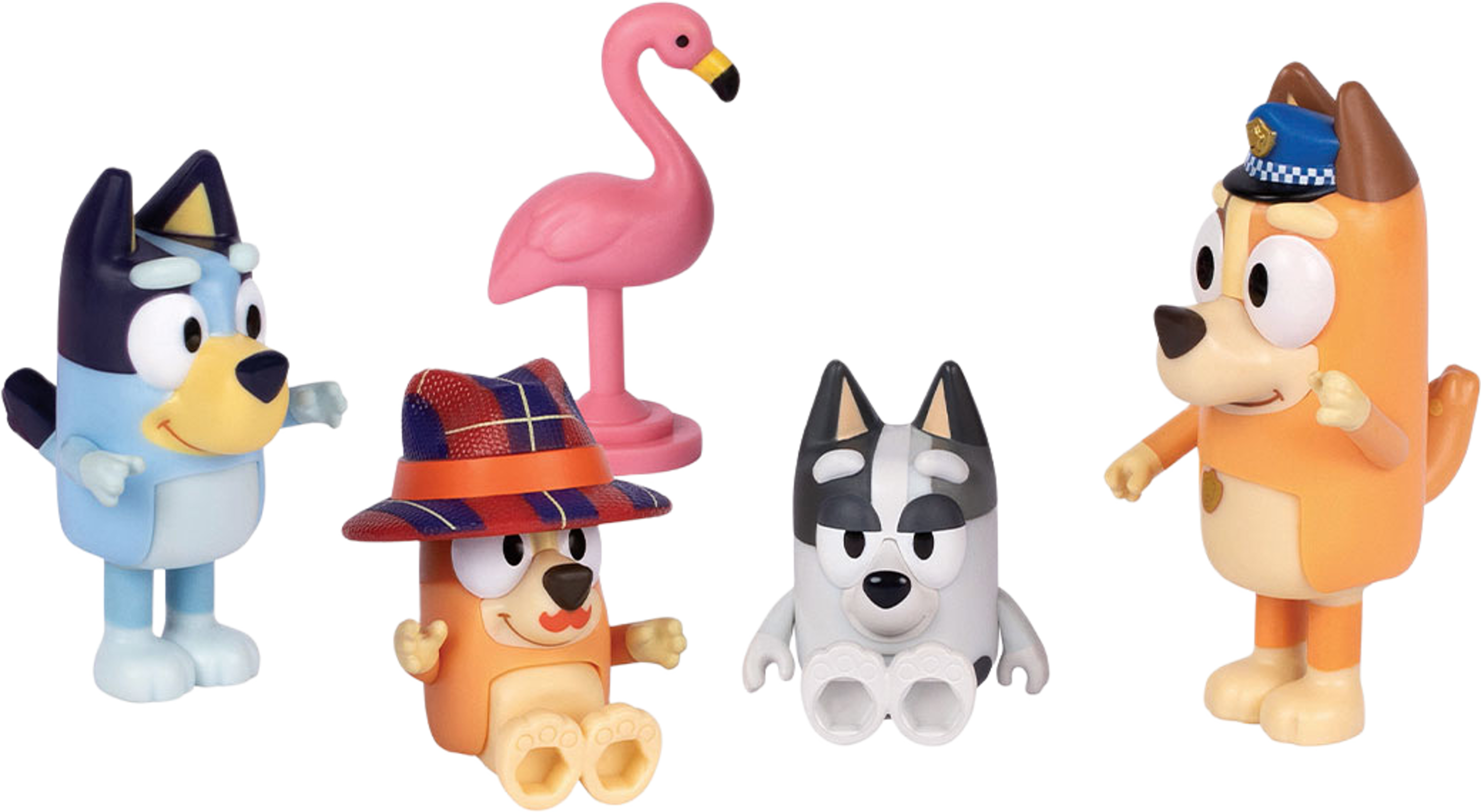 S15 FIGURSET 4-PACK SLEEPOVER, från Bluey, i färgen Multicolor. Klicka för att öppna bilden i stort format
