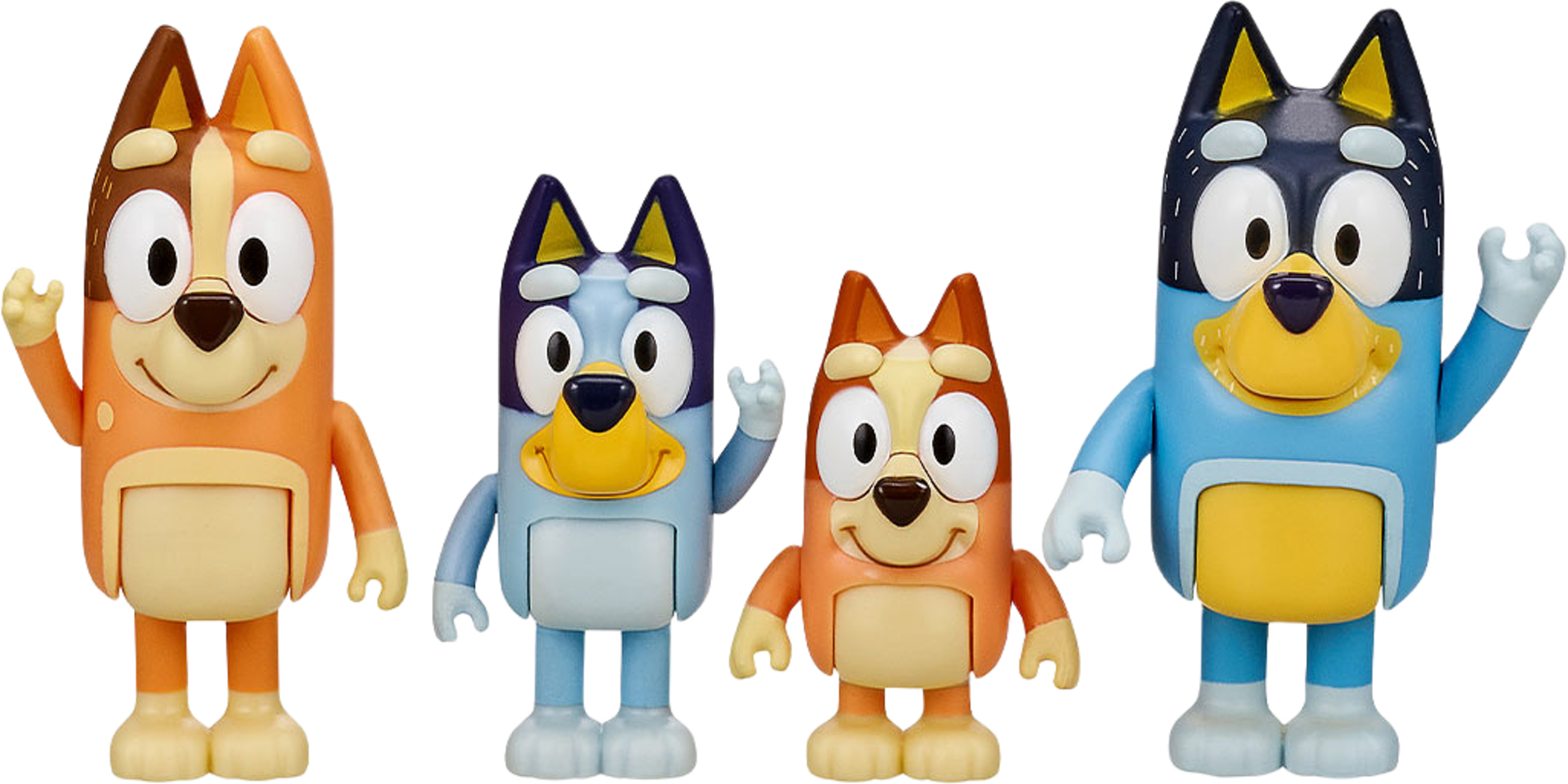 4 pack Figurer, Bluey-familjen, från Bluey, i färgen Multicolor. Klicka för att öppna bilden i stort format
