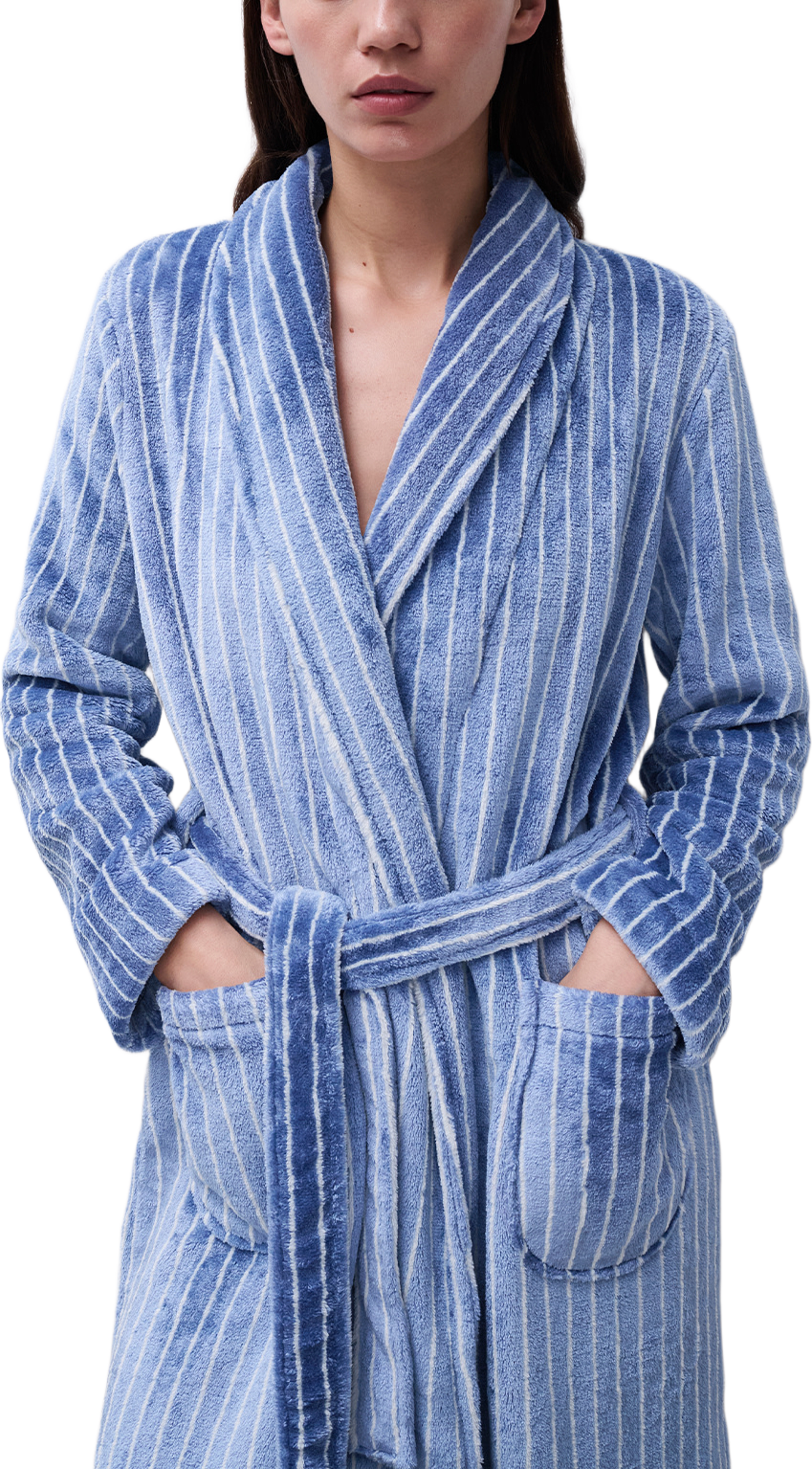 Teddy Robe, från FEMILET, i färgen Ocean / Sugar. Klicka för att öppna bilden i stort format