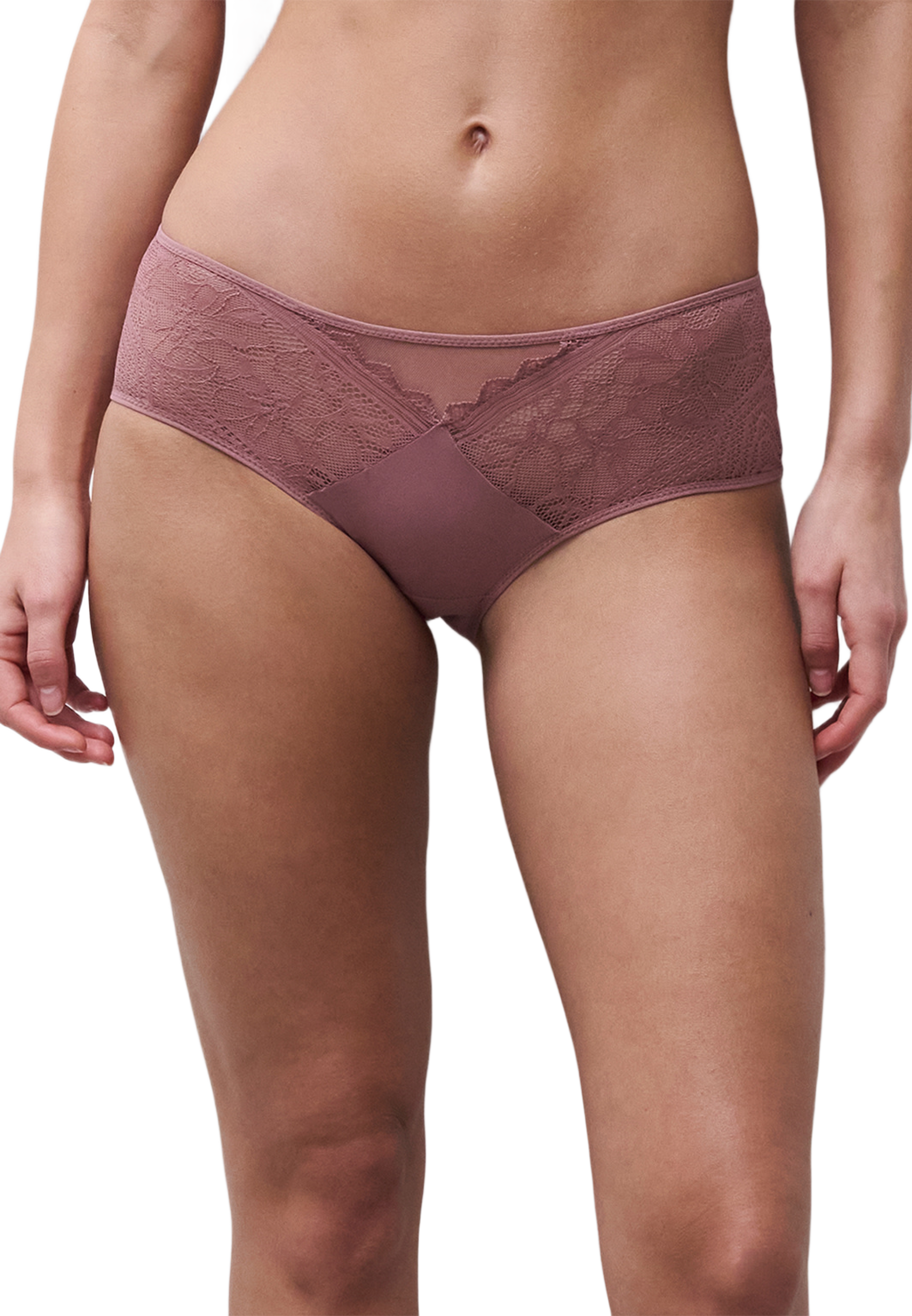 Floral Touch Shorty, från Chantelle, i färgen Rose Des Bois. Klicka för att öppna bilden i stort format