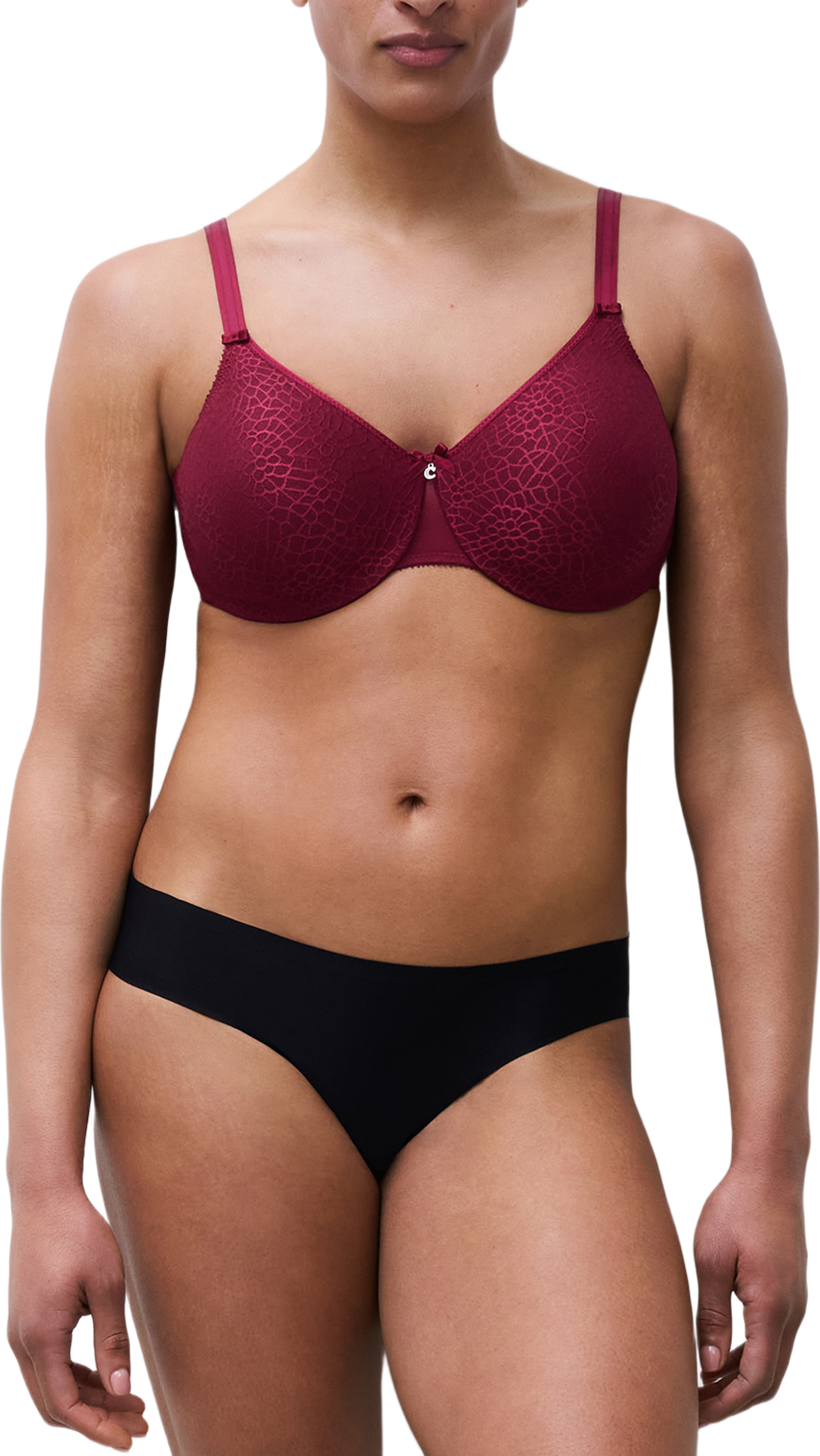 C Magnifique Very covering molded bra, från Chantelle, i färgen Raspberry Pink. Klicka för att öppna bilden i stort format