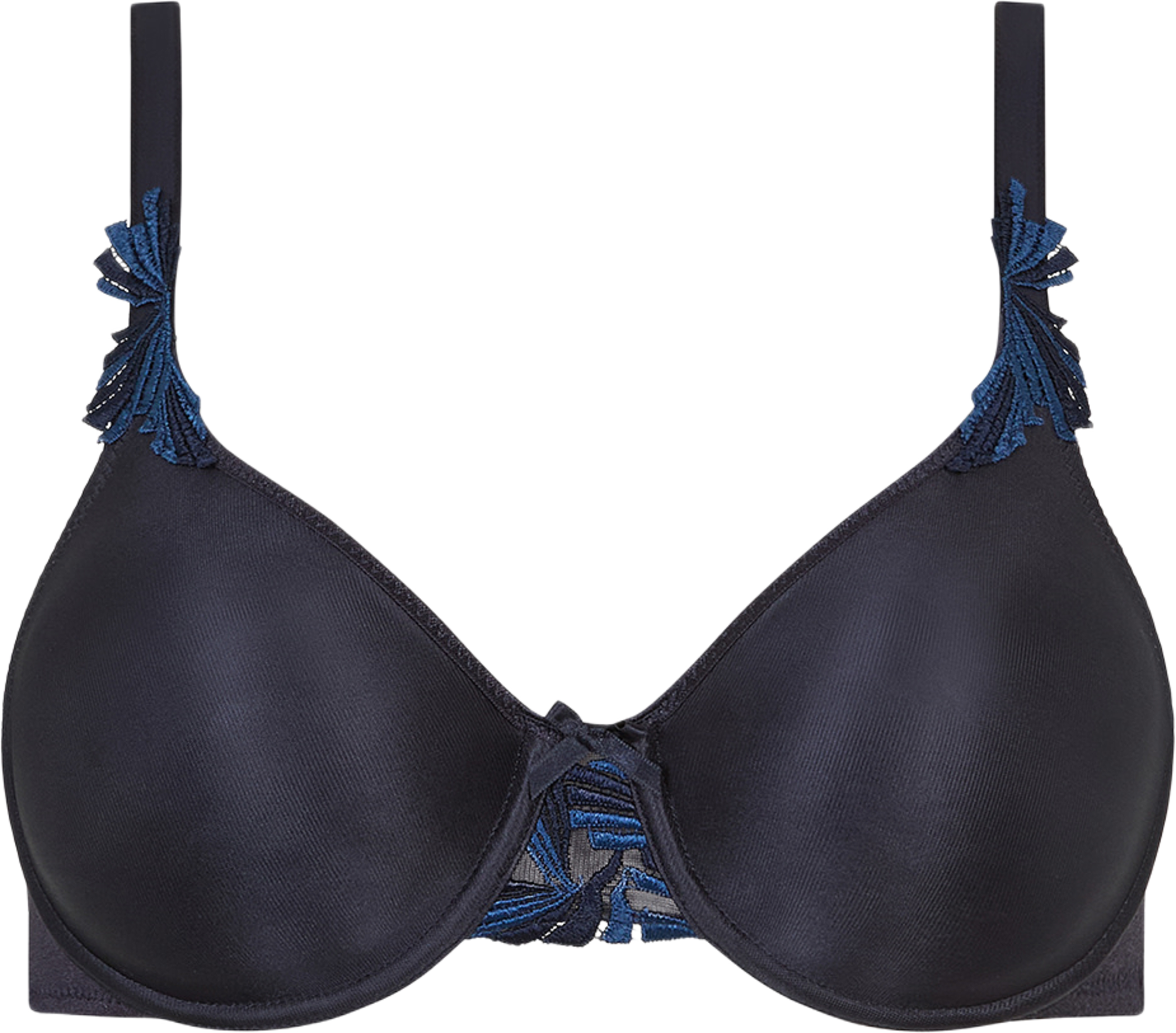 Hedona Covering Molded Bra, från Chantelle, i färgen Twilight Blue. Klicka för att öppna bilden i stort format