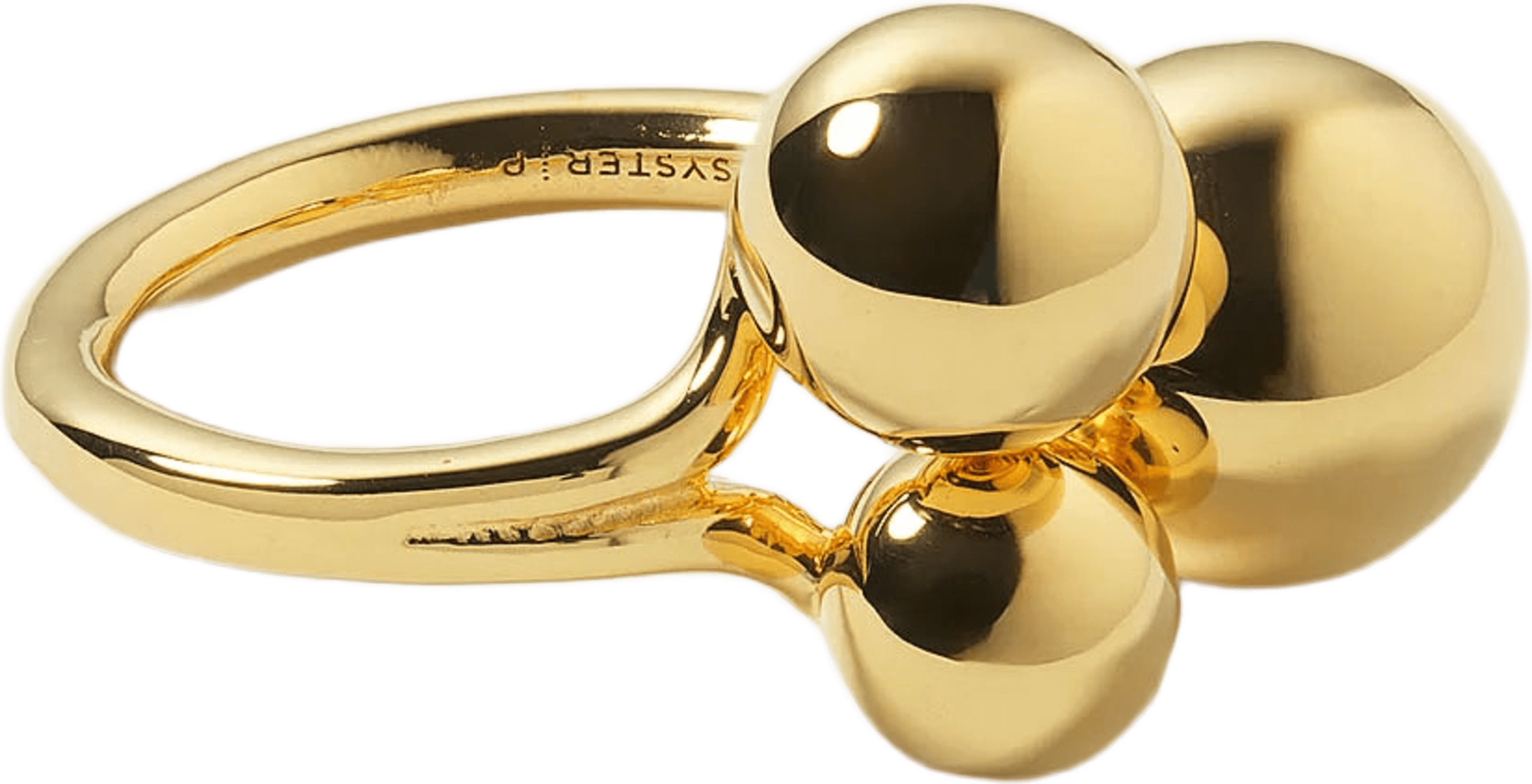 Universe Ring, från Syster P, i färgen Gold. Klicka för att öppna bilden i stort format