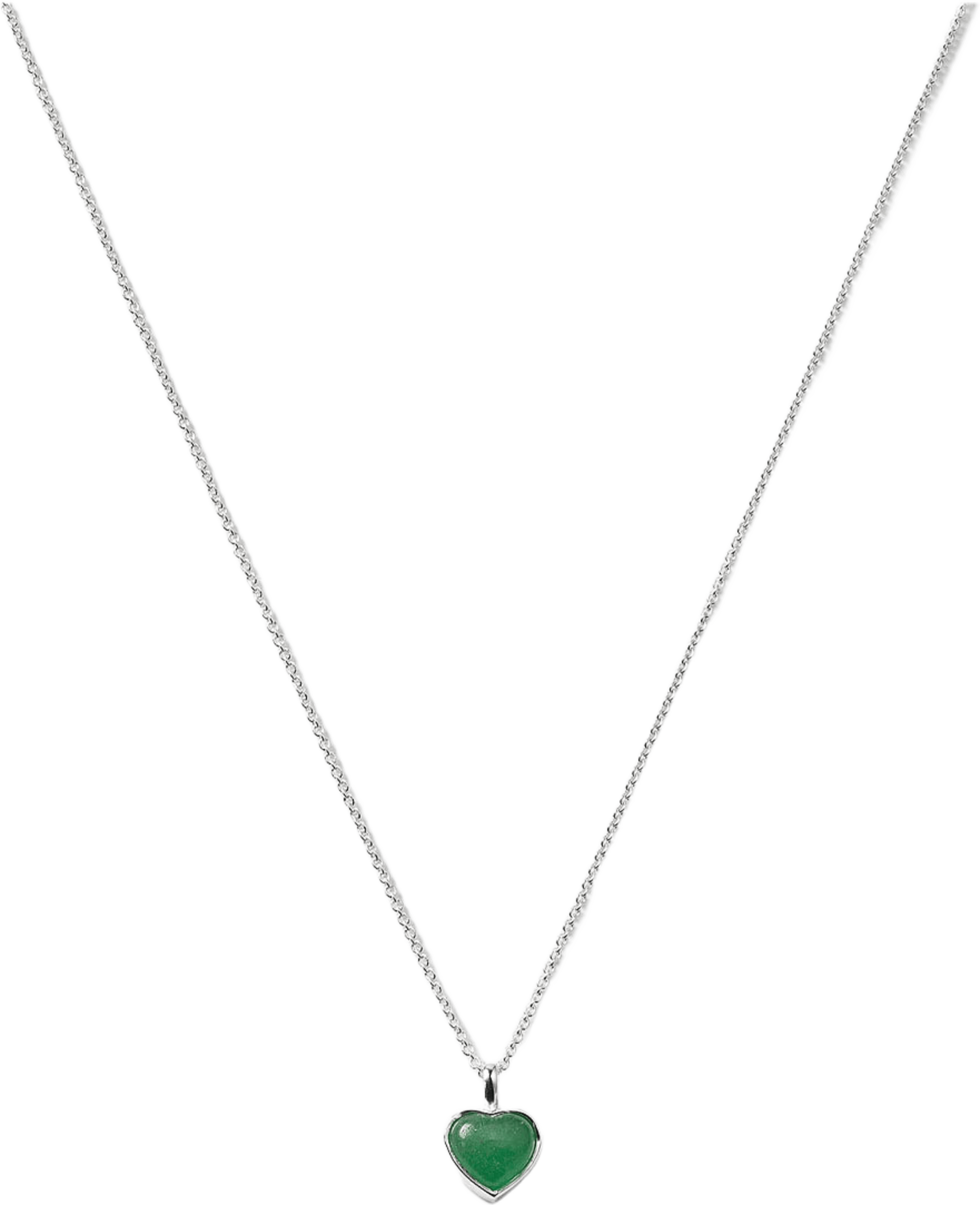 La La Love Necklace, från Syster P, i färgen Green Jade Silver. Klicka för att öppna bilden i stort format