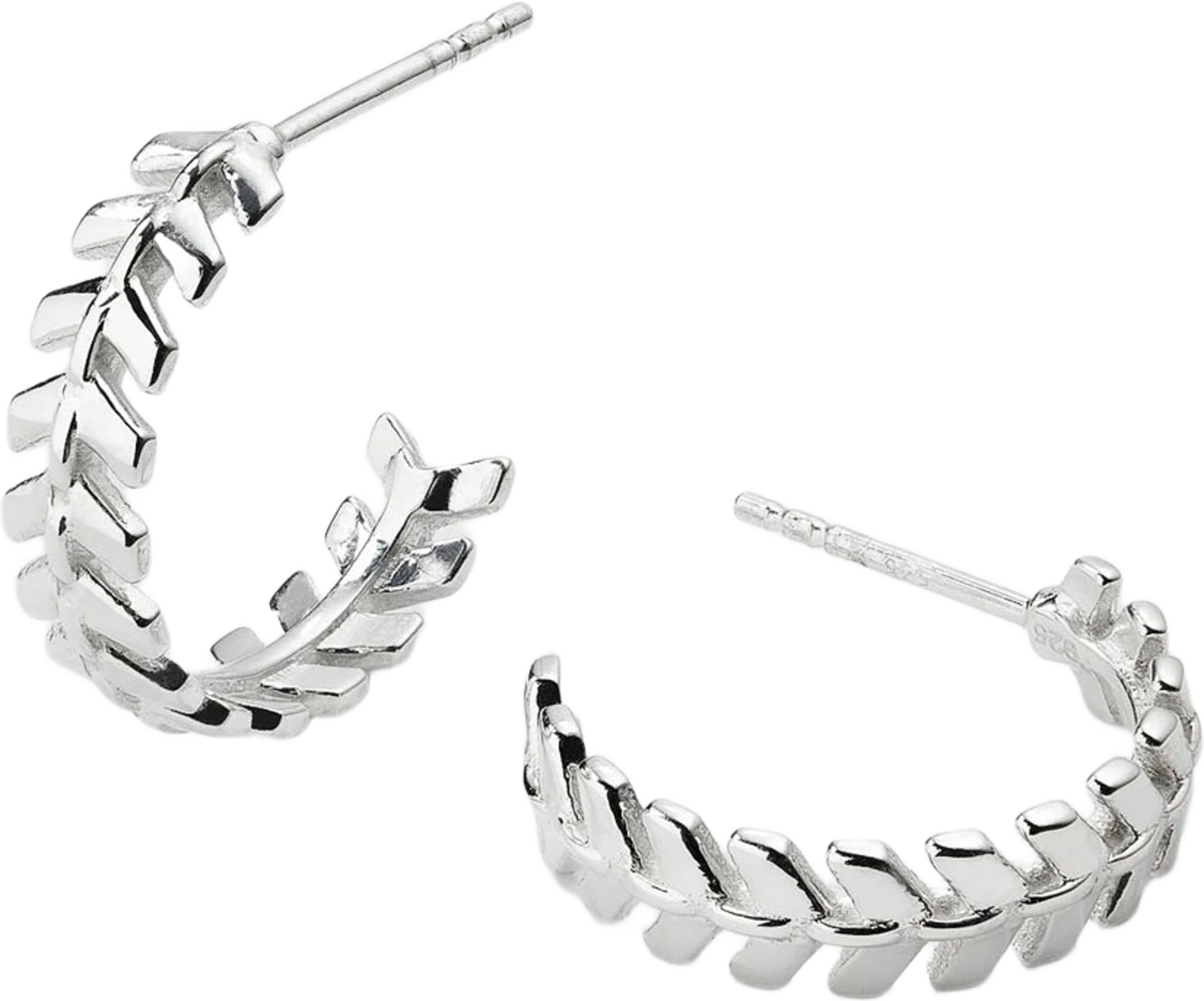 Layers Olivia Hoops Earrings, från Syster P, i färgen Silver. Klicka för att öppna bilden i stort format