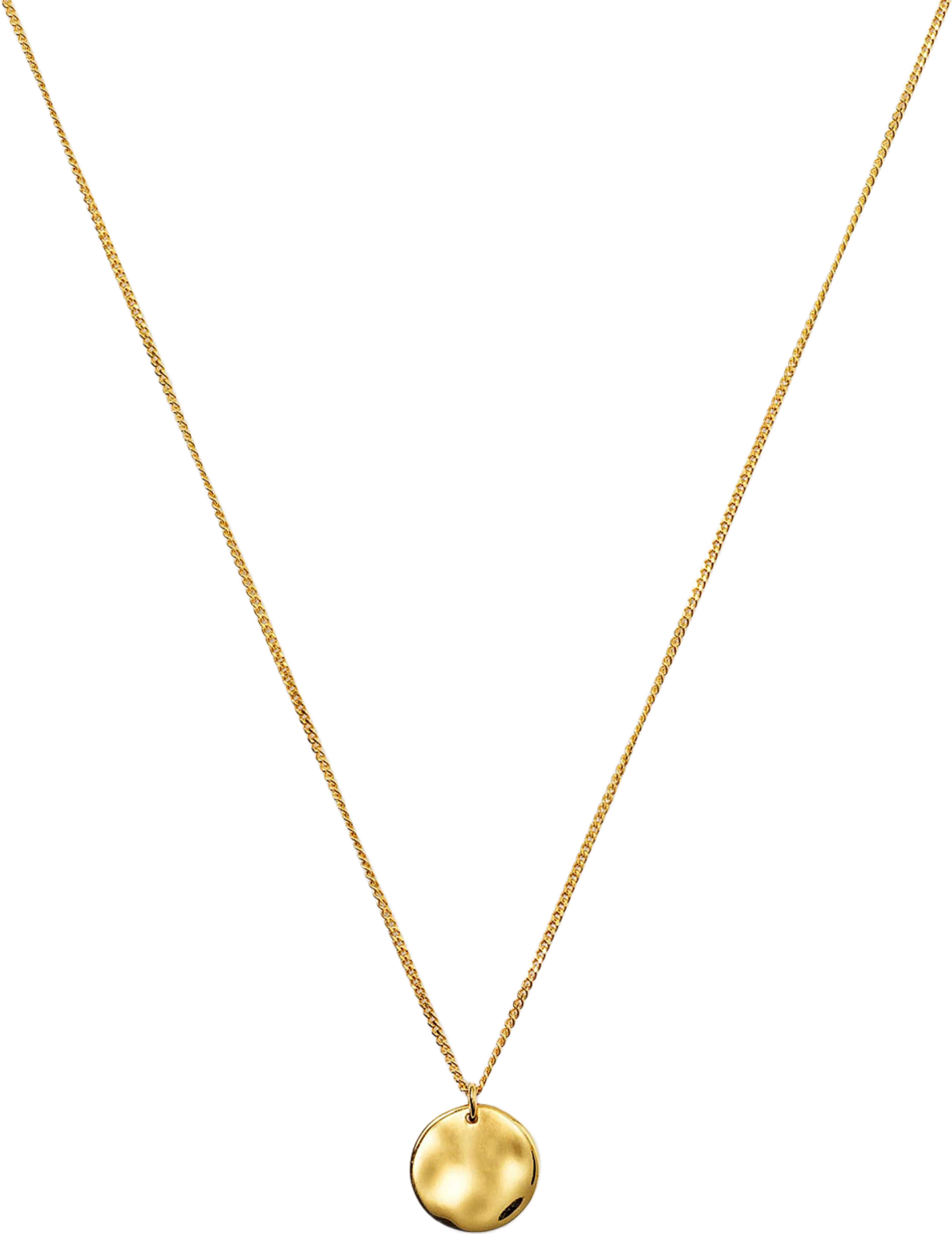 Minimalistica Hammered Necklace, från Syster P, i färgen Gold. Klicka för att öppna bilden i stort format