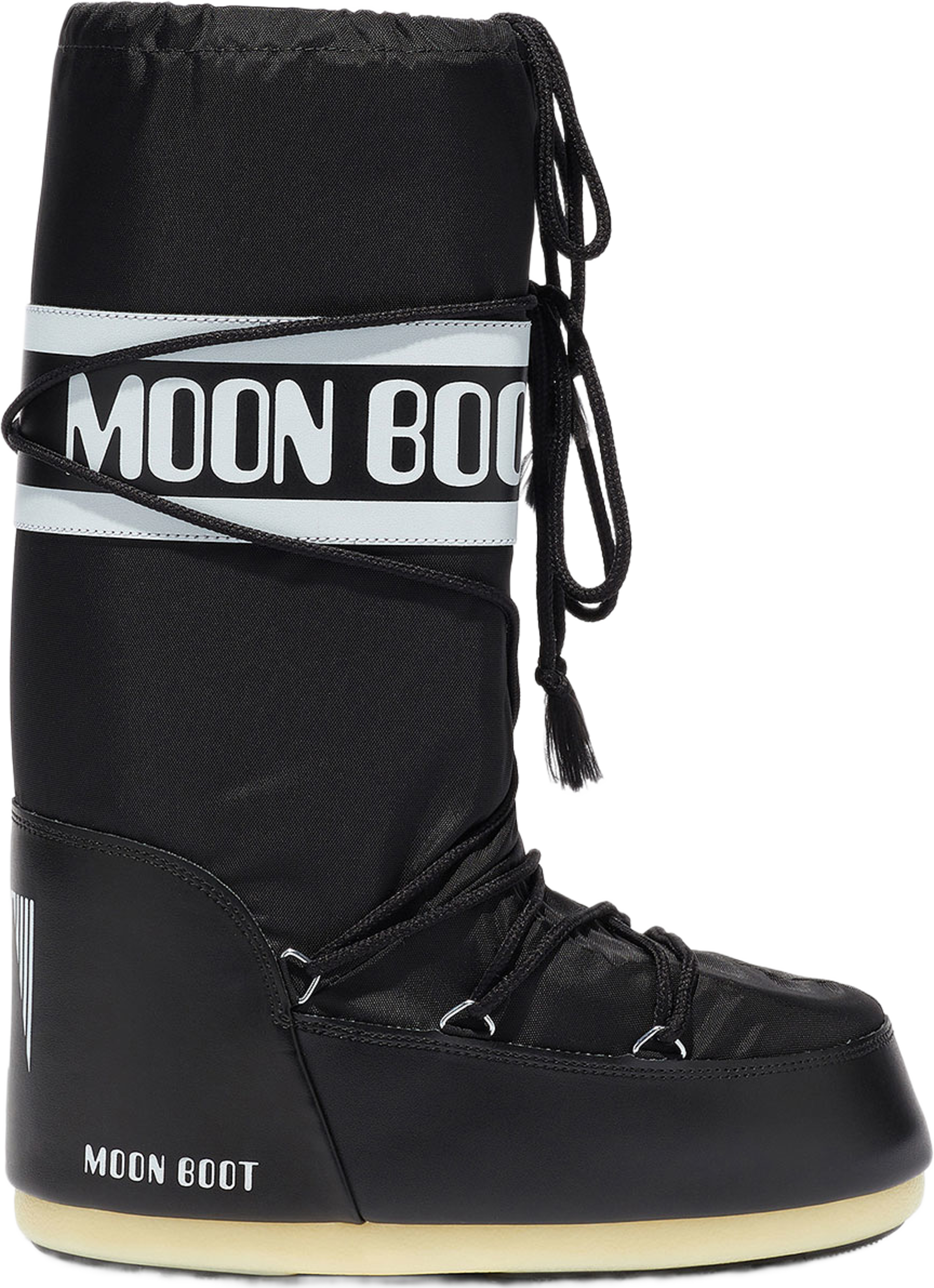 Moon Boots Kids Icon Nylon, från Moon Boot, i färgen Black. Klicka för att öppna bilden i stort format