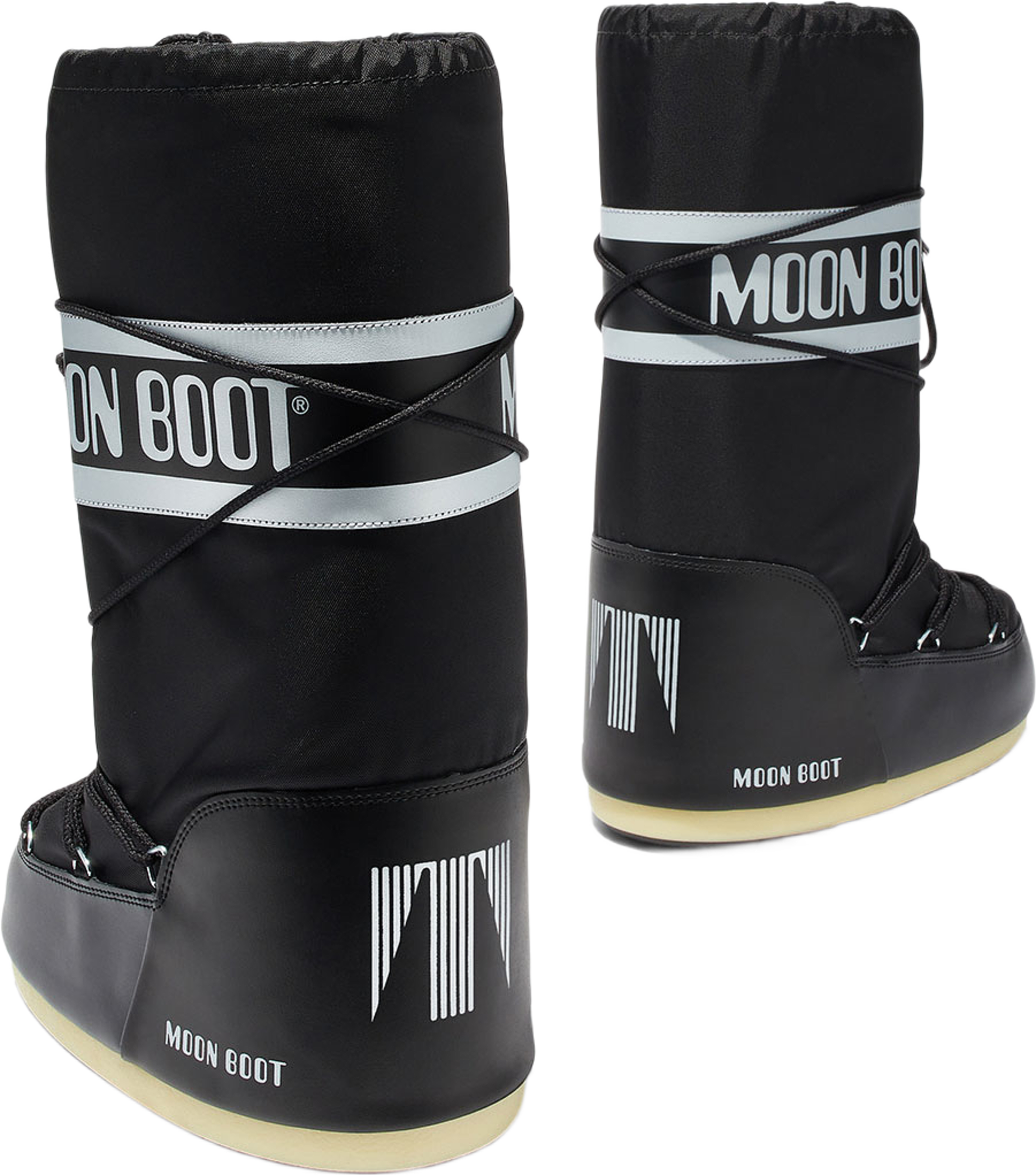Moon Boots Kids Icon Nylon, från Moon Boot, i färgen Black. Klicka för att öppna bilden i stort format