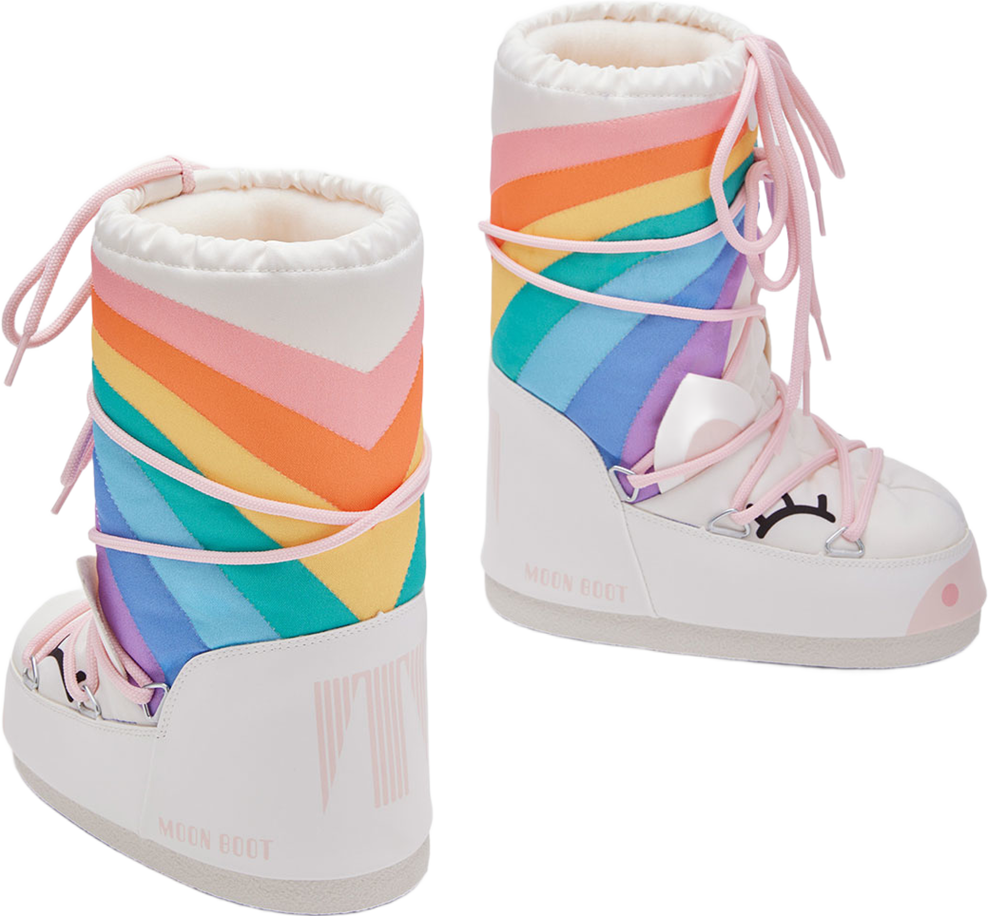 Moon Boot Kids Icon Unicorn, från Moon Boot, i färgen White/Multicolor. Klicka för att öppna bilden i stort format