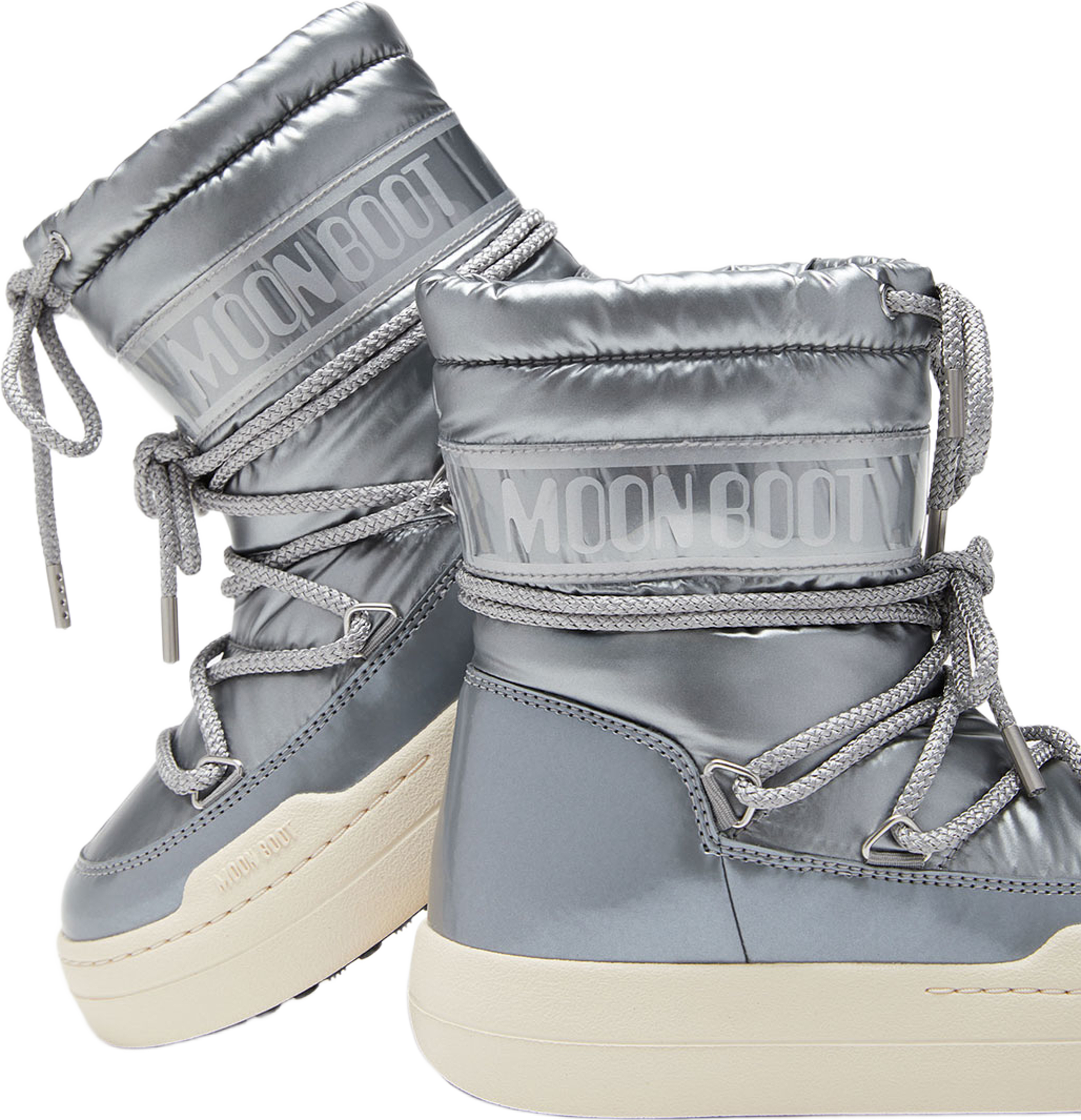 Moon Boots Kids Jr Park Boot, från Moon Boot, i färgen Silver. Klicka för att öppna bilden i stort format