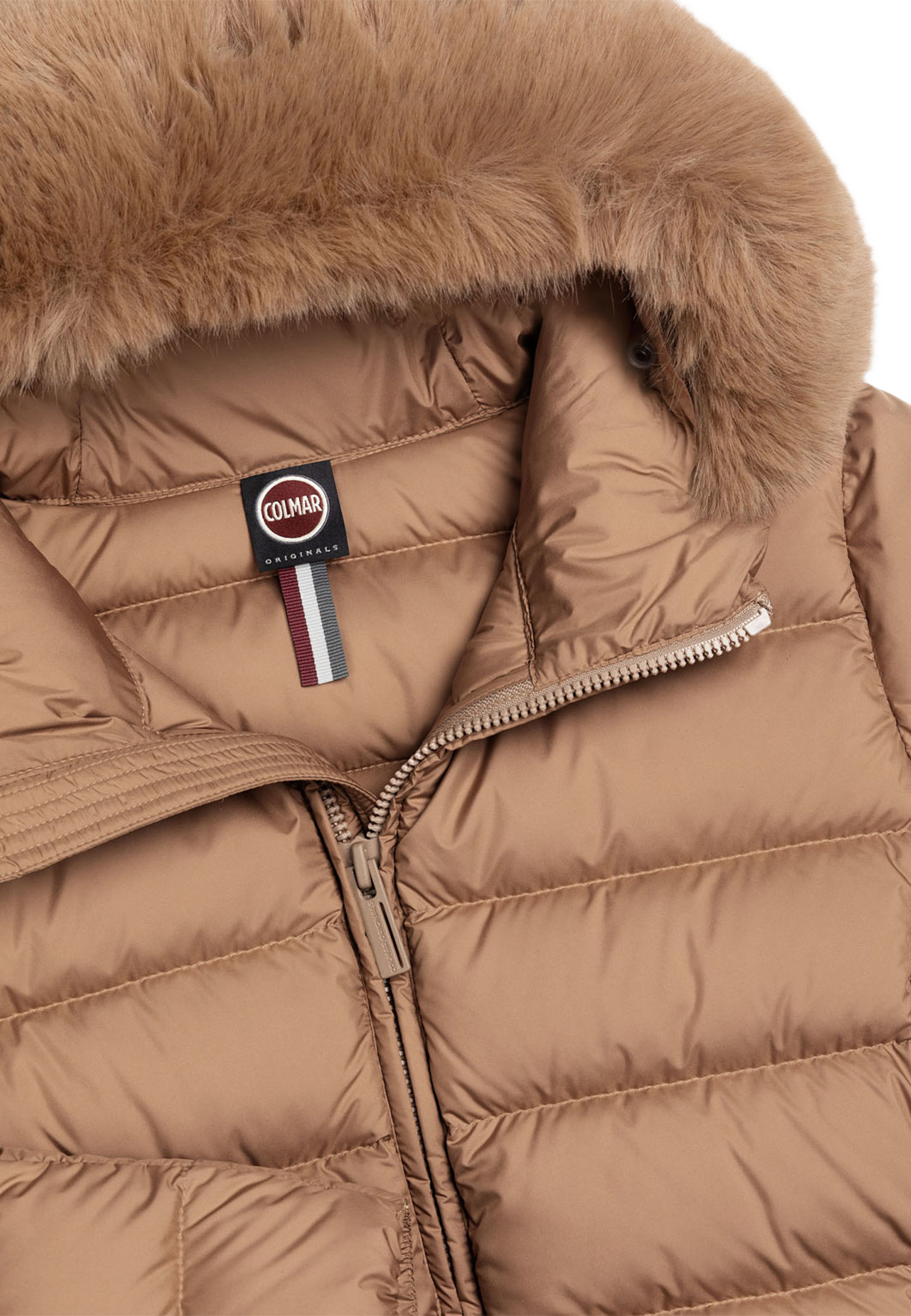 Down Jacket w Hood, från Colmar, i färgen Marrakech. Klicka för att öppna bilden i stort format