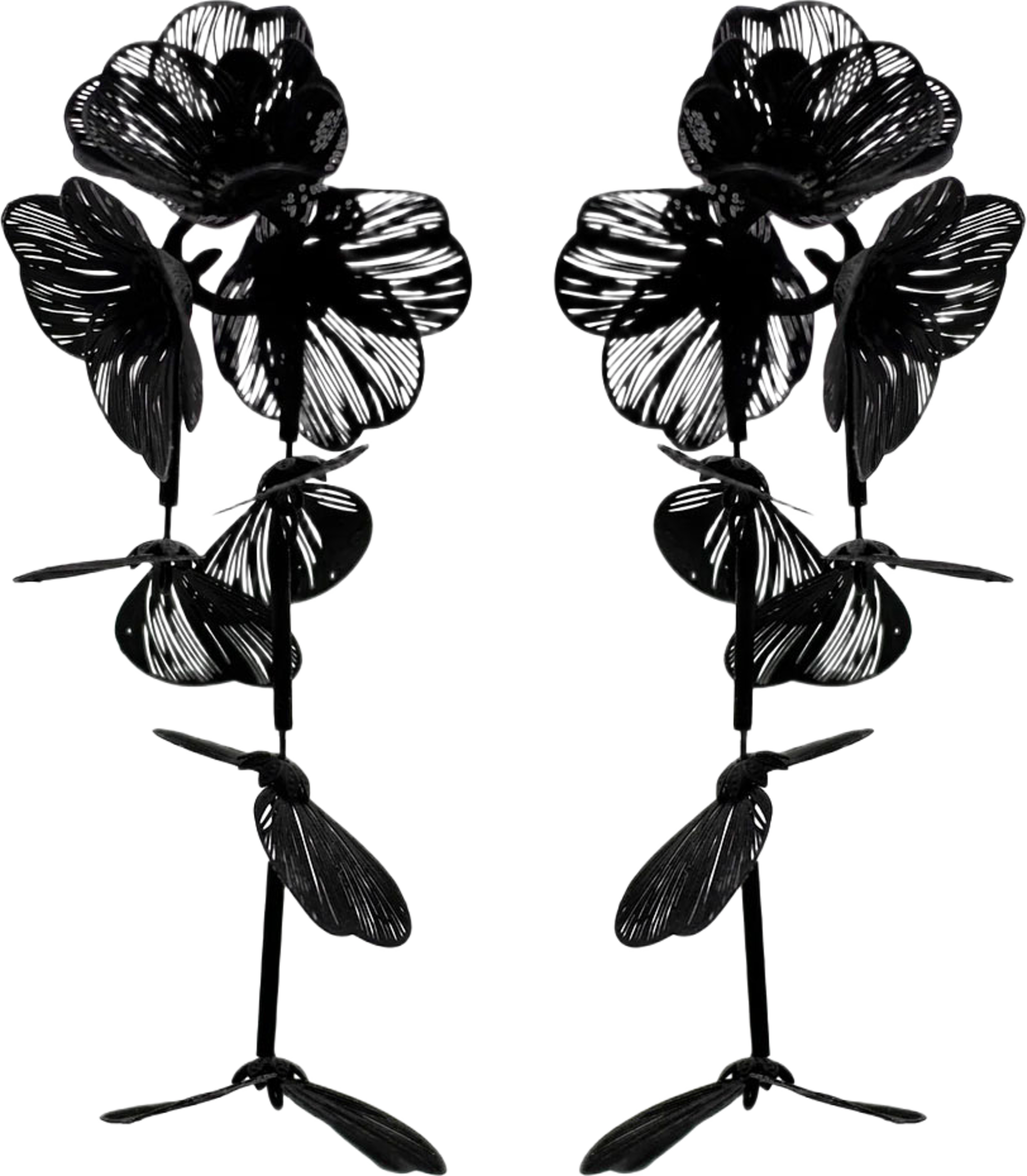 Jessica Earrings, från WOS, i färgen Black. Klicka för att öppna bilden i stort format
