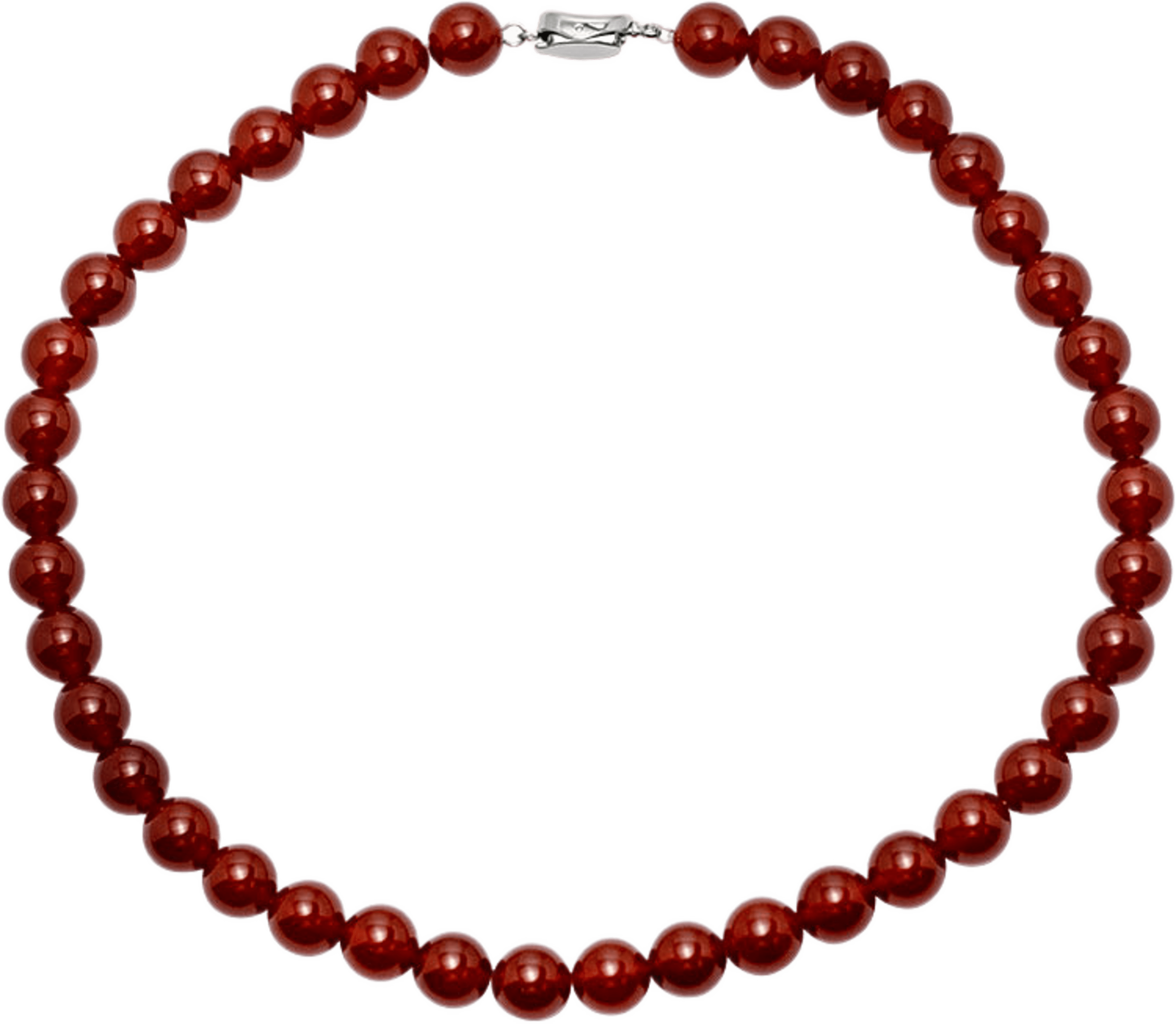 Elsa Necklace, från WOS, i färgen Red. Klicka för att öppna bilden i stort format