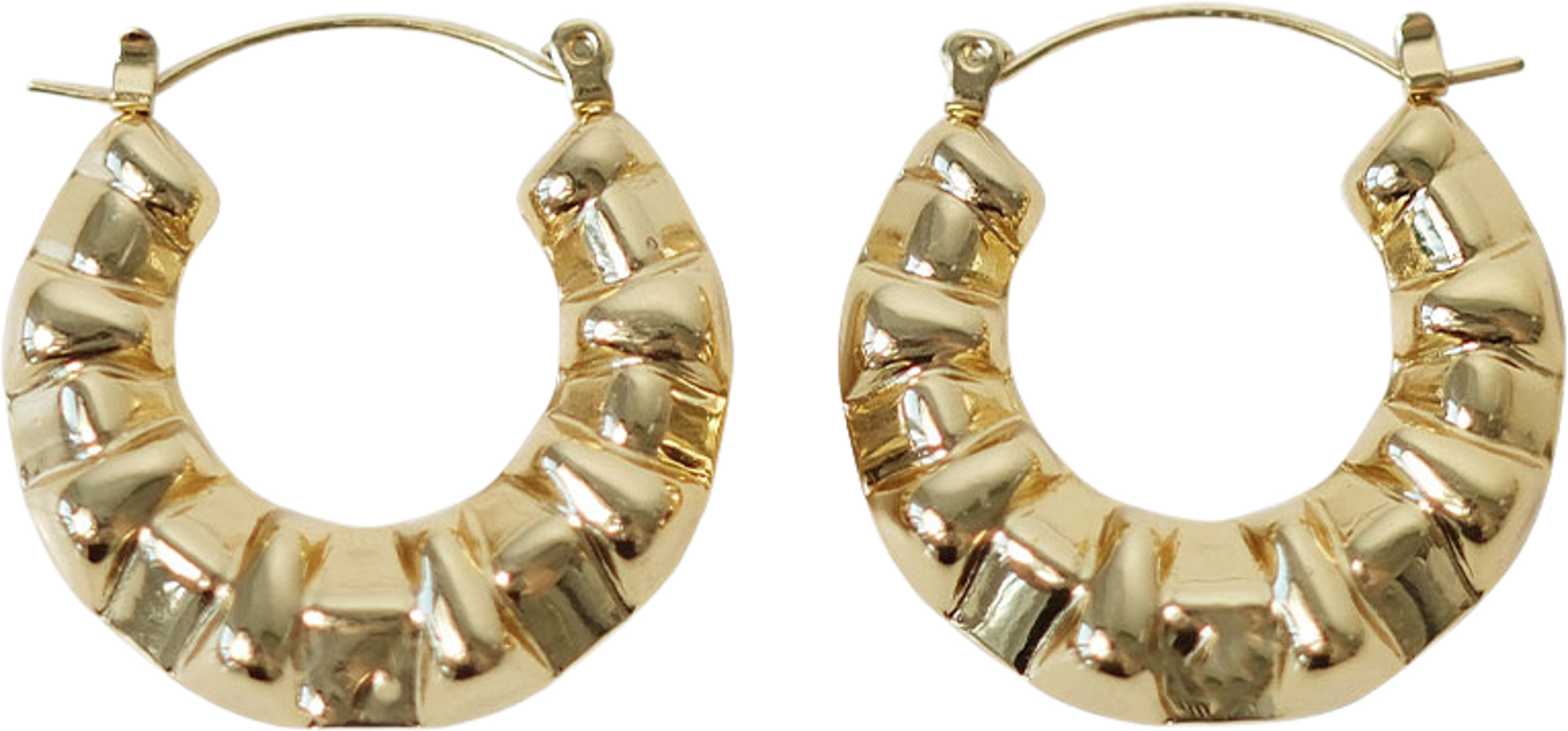 Lidia Earrings, från WOS, i färgen Gold. Klicka för att öppna bilden i stort format