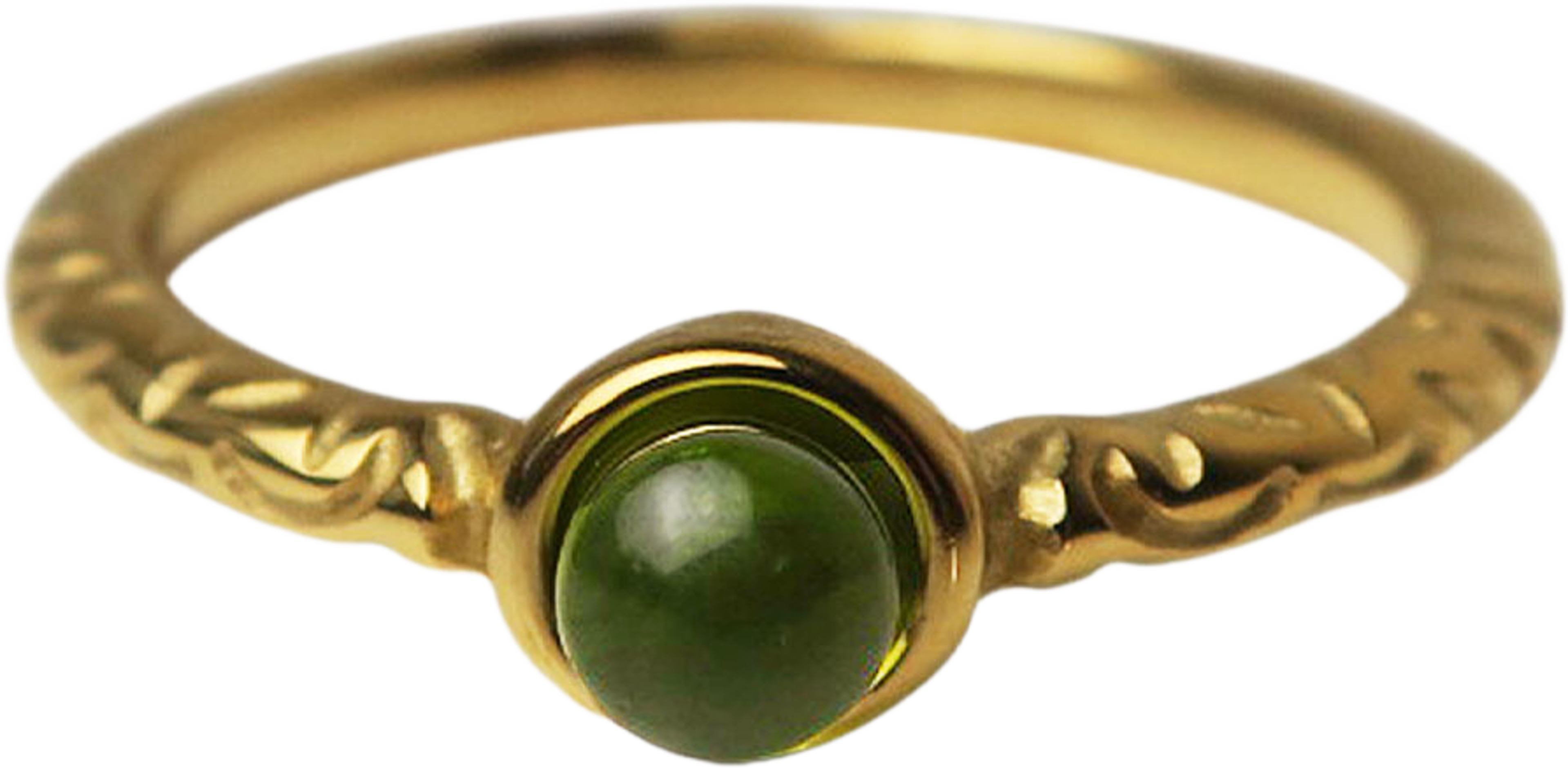Nea Ring, från WOS, i färgen Green/Gold. Klicka för att öppna bilden i stort format