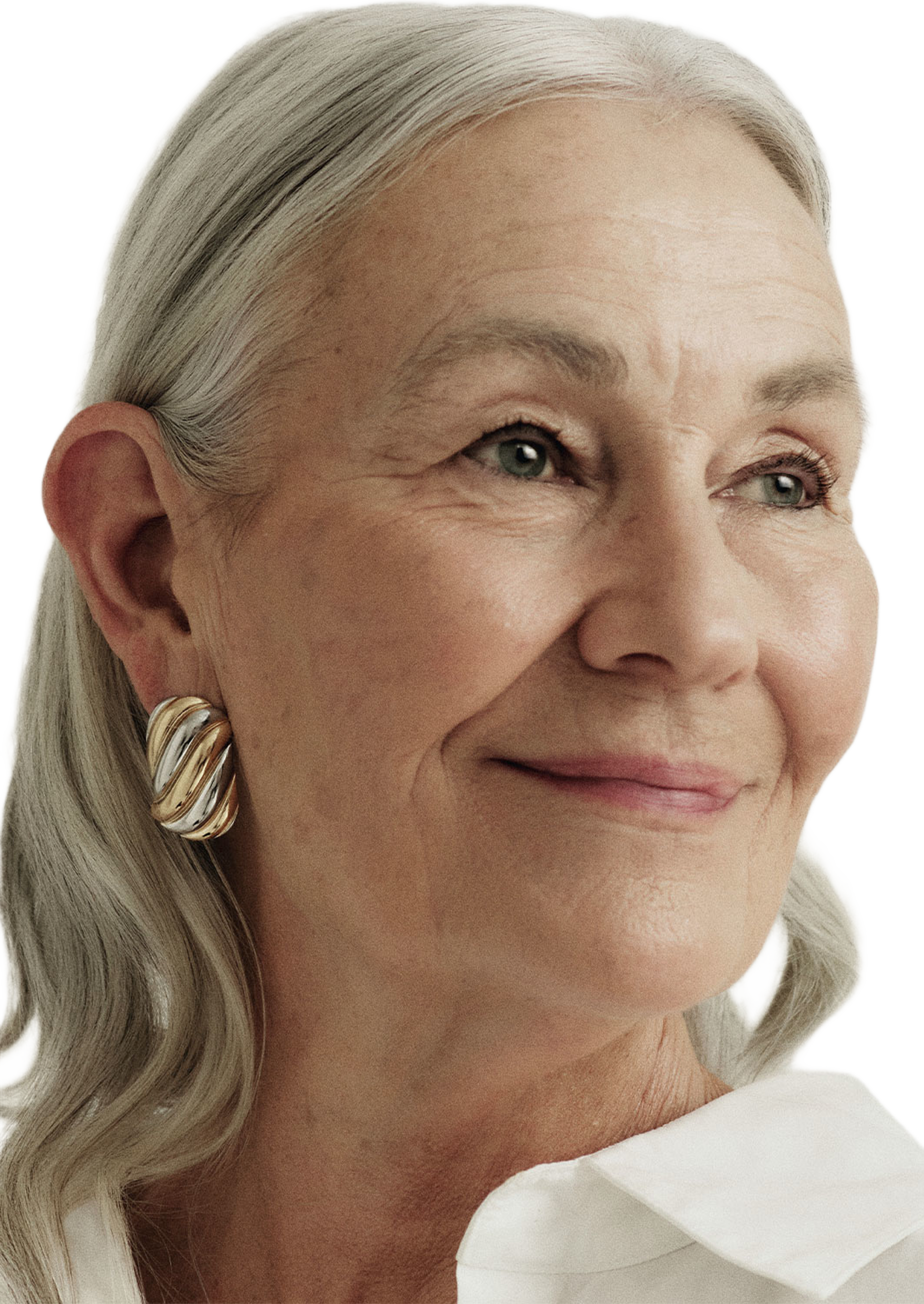 Fabienne Earrings, från WOS, i färgen Silver/Gold. Klicka för att öppna bilden i stort format