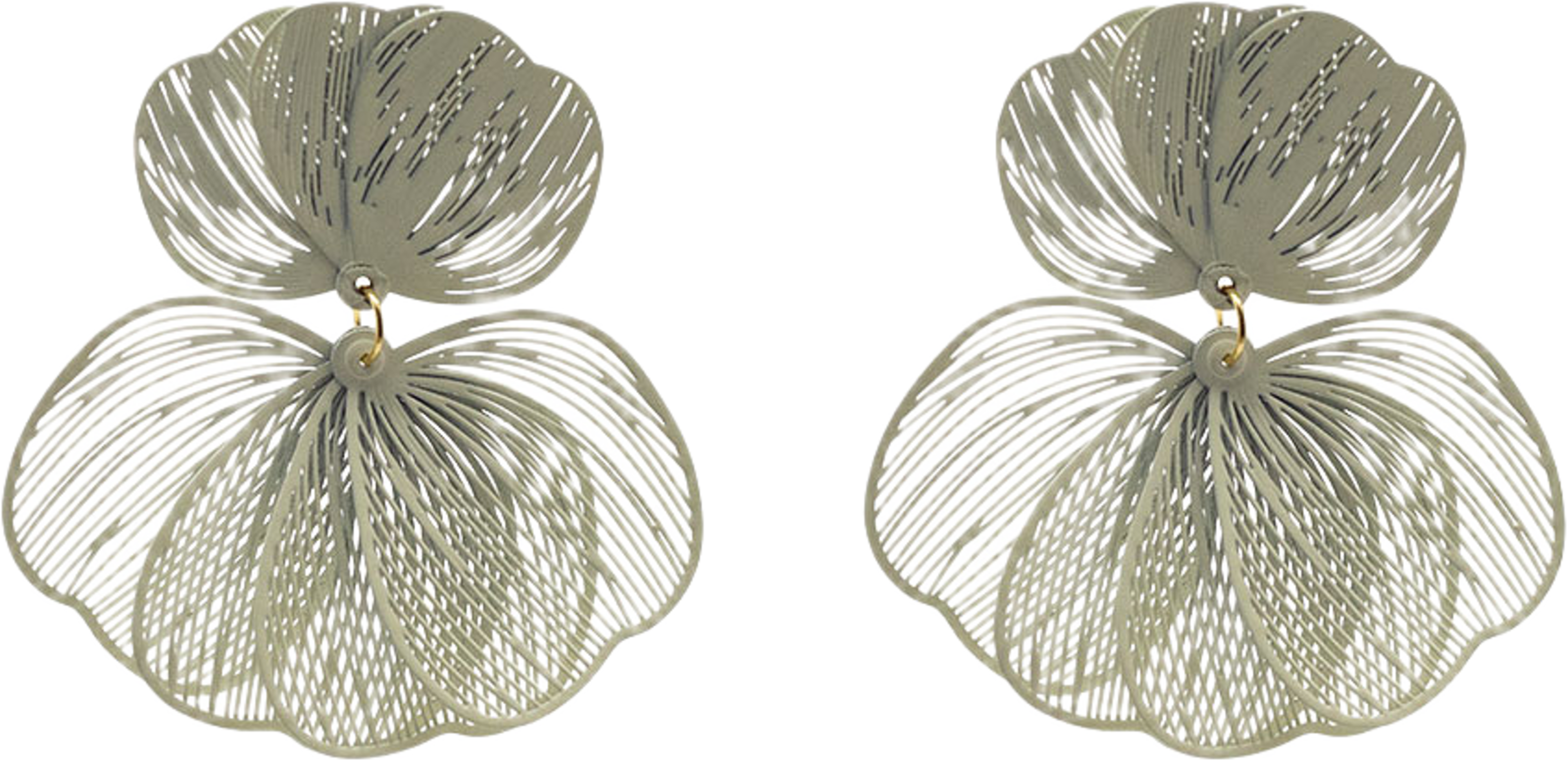 April Earrings, från WOS, i färgen Light Dirty Yellow. Klicka för att öppna bilden i stort format