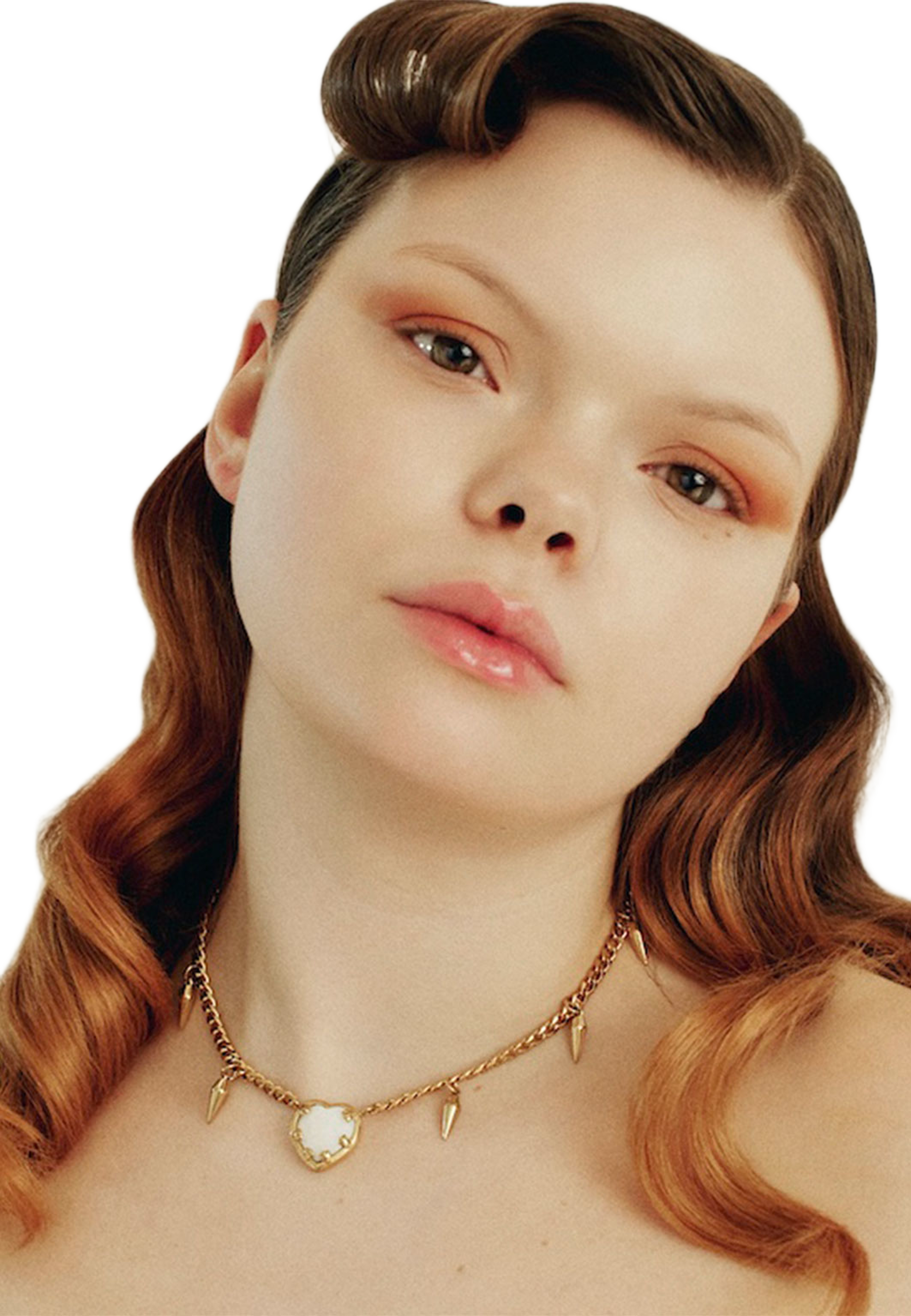 Birgitta Necklace, från WOS, i färgen Gold. Klicka för att öppna bilden i stort format