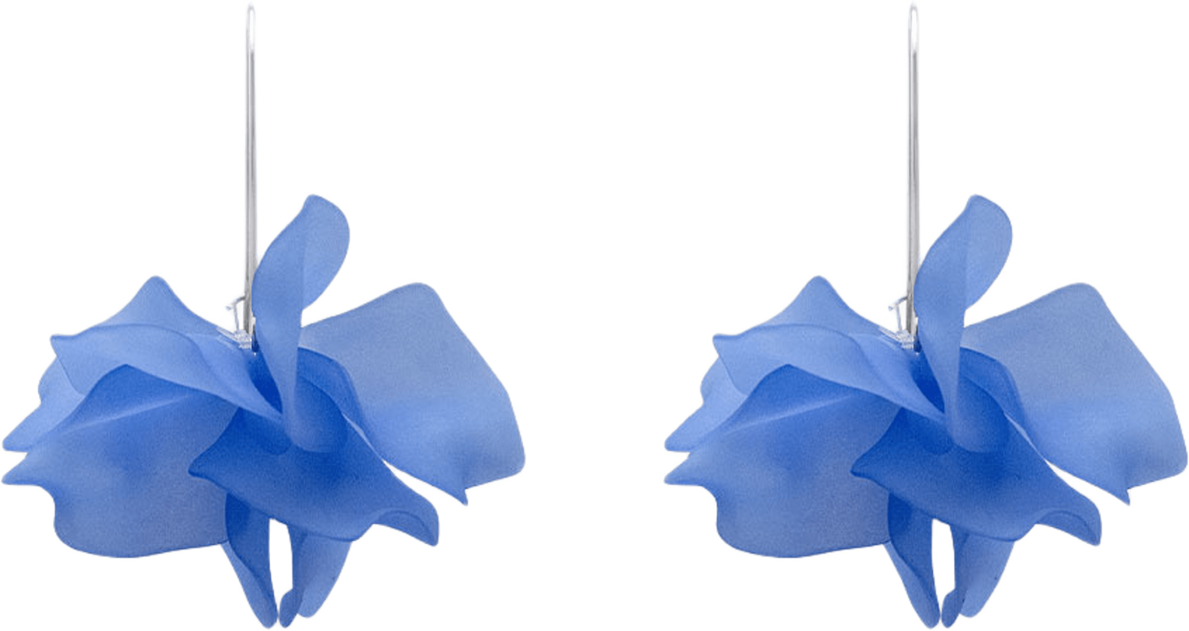 Petal Earrings, från WOS, i färgen Blue. Klicka för att öppna bilden i stort format