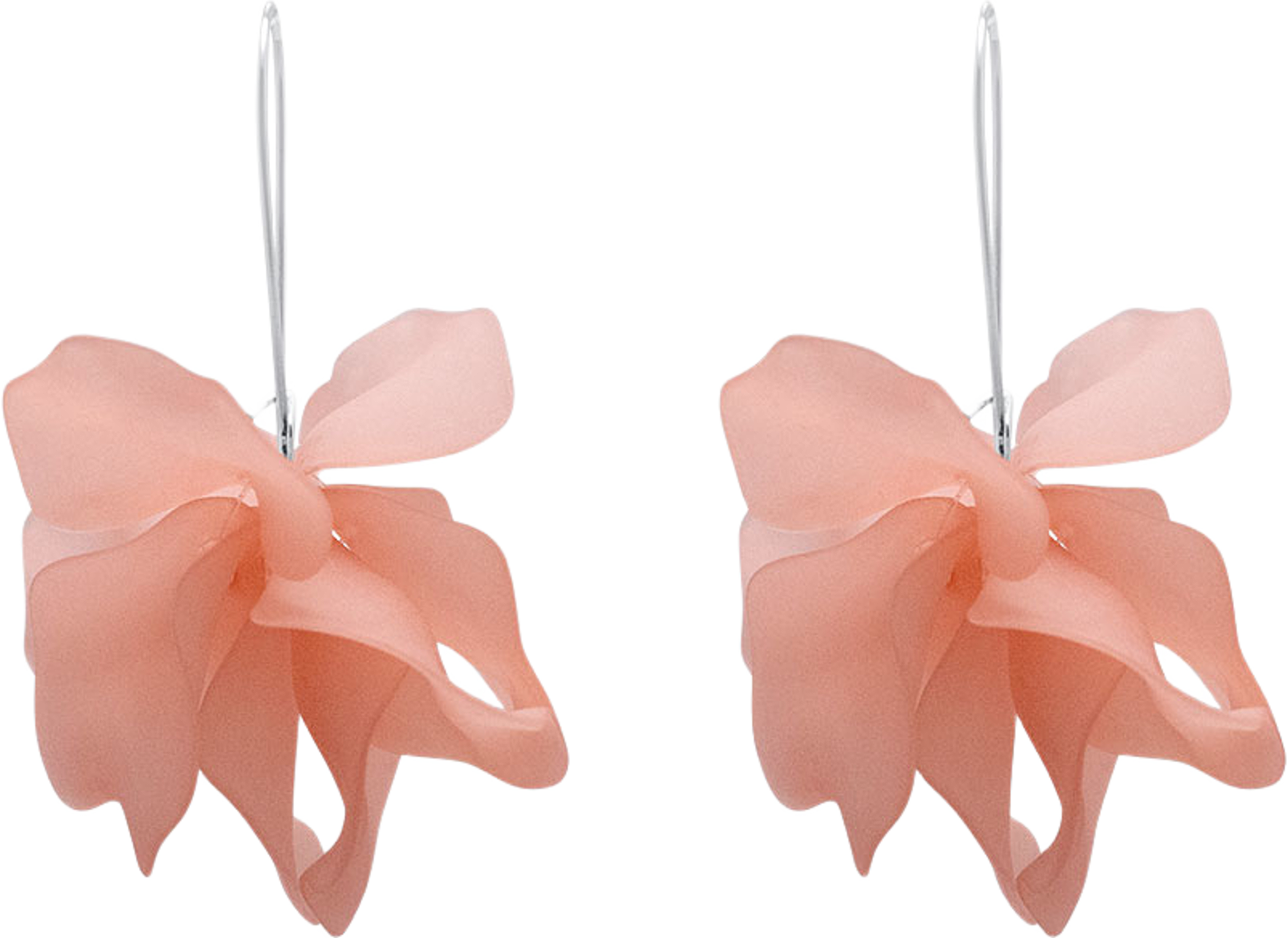 Petal Earrings, från WOS, i färgen Pink. Klicka för att öppna bilden i stort format
