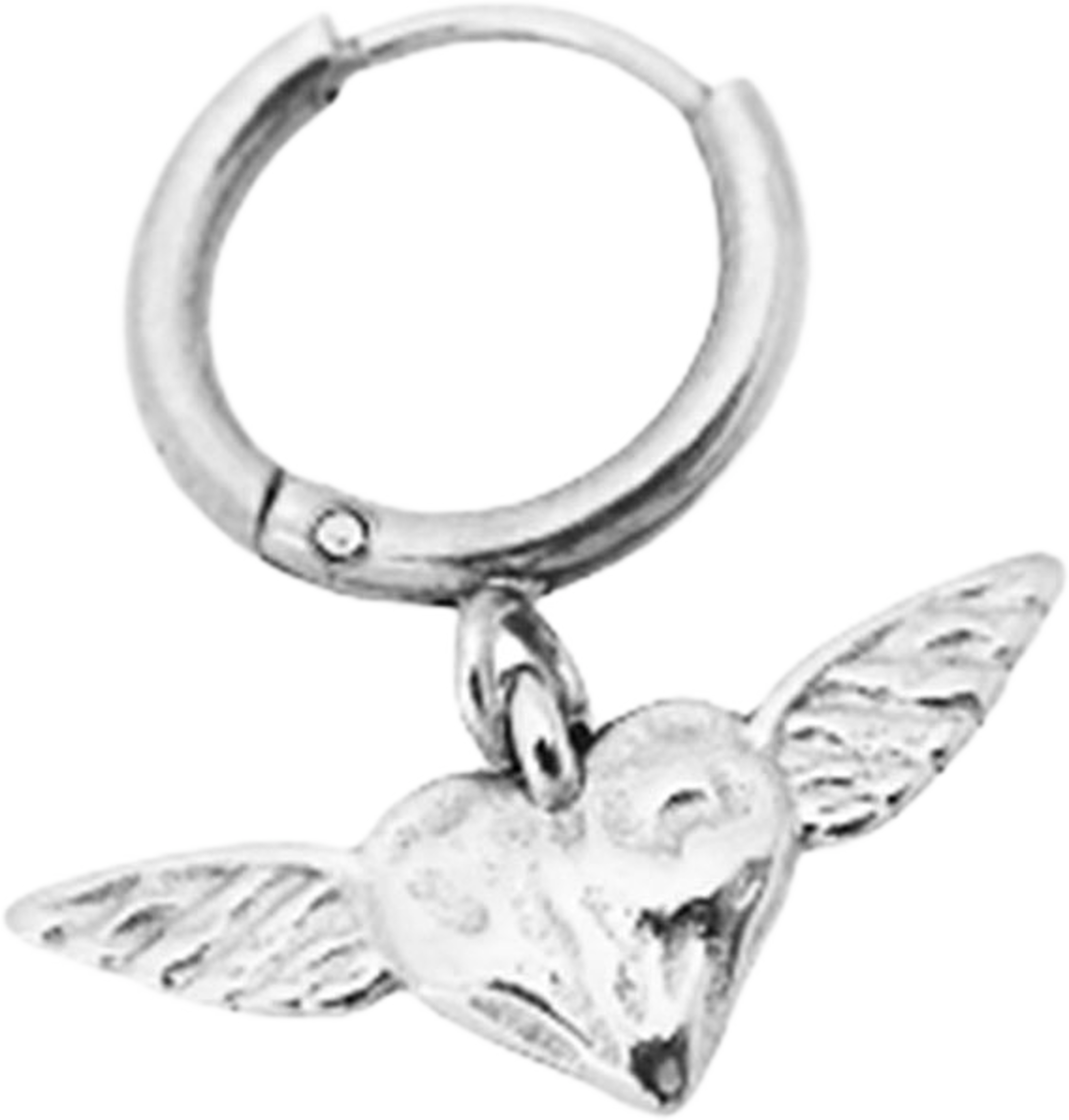 Veja Wing Single Earrings, från WOS, i färgen Silver. Klicka för att öppna bilden i stort format