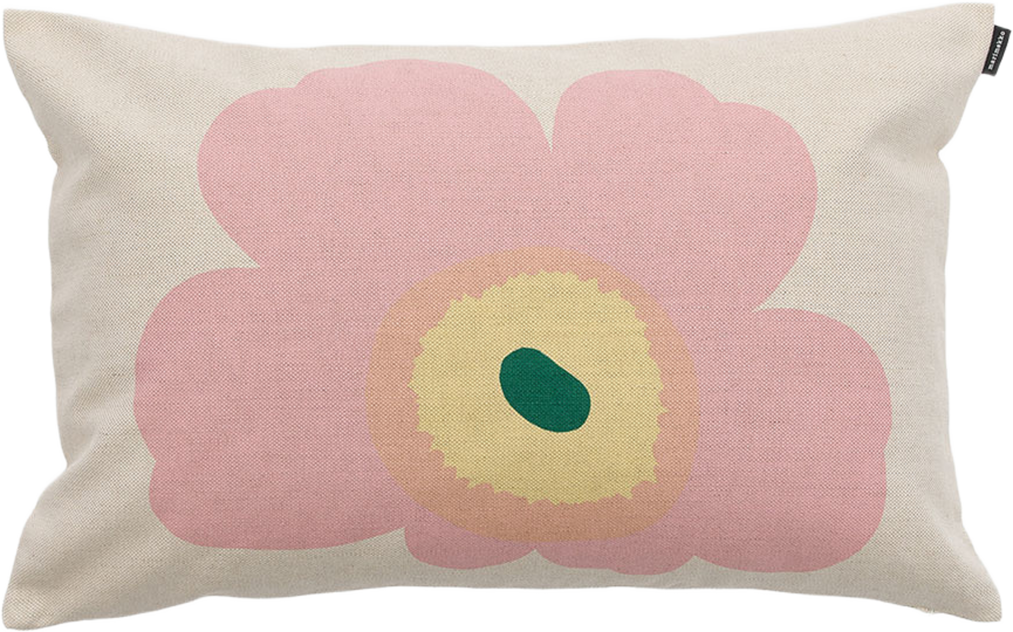 Unikko Kuddfodral 40x60 cm, från Marimekko, i färgen Off White,pink,chestnut,l.yel.. Klicka för att öppna bilden i stort format
