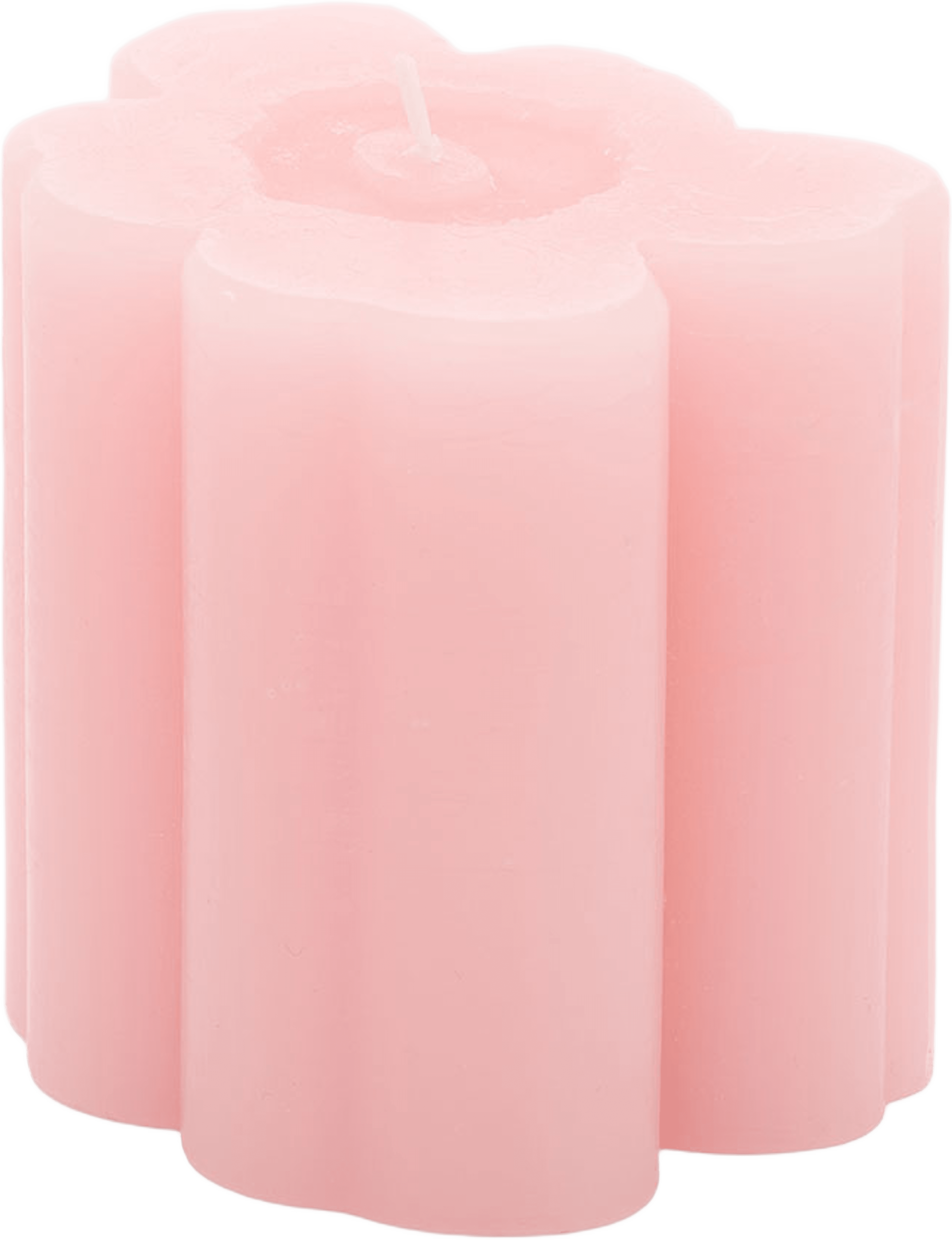 Unikko Formad ljusstake 9 cm, från Marimekko, i färgen Pink. Klicka för att öppna bilden i stort format