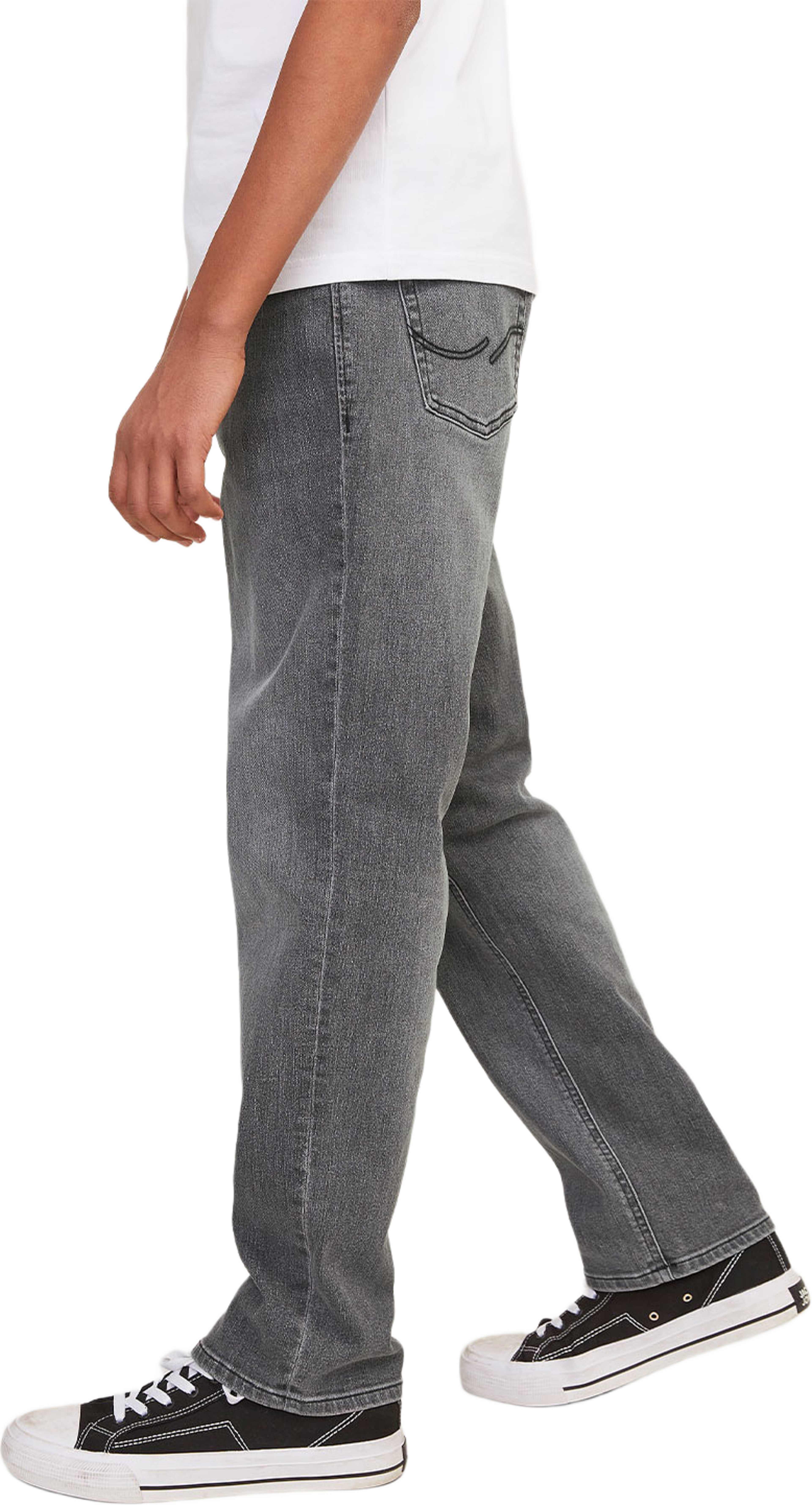 Clark Original Jeans, från Jack & Jones, i färgen Grey Denim. Klicka för att öppna bilden i stort format