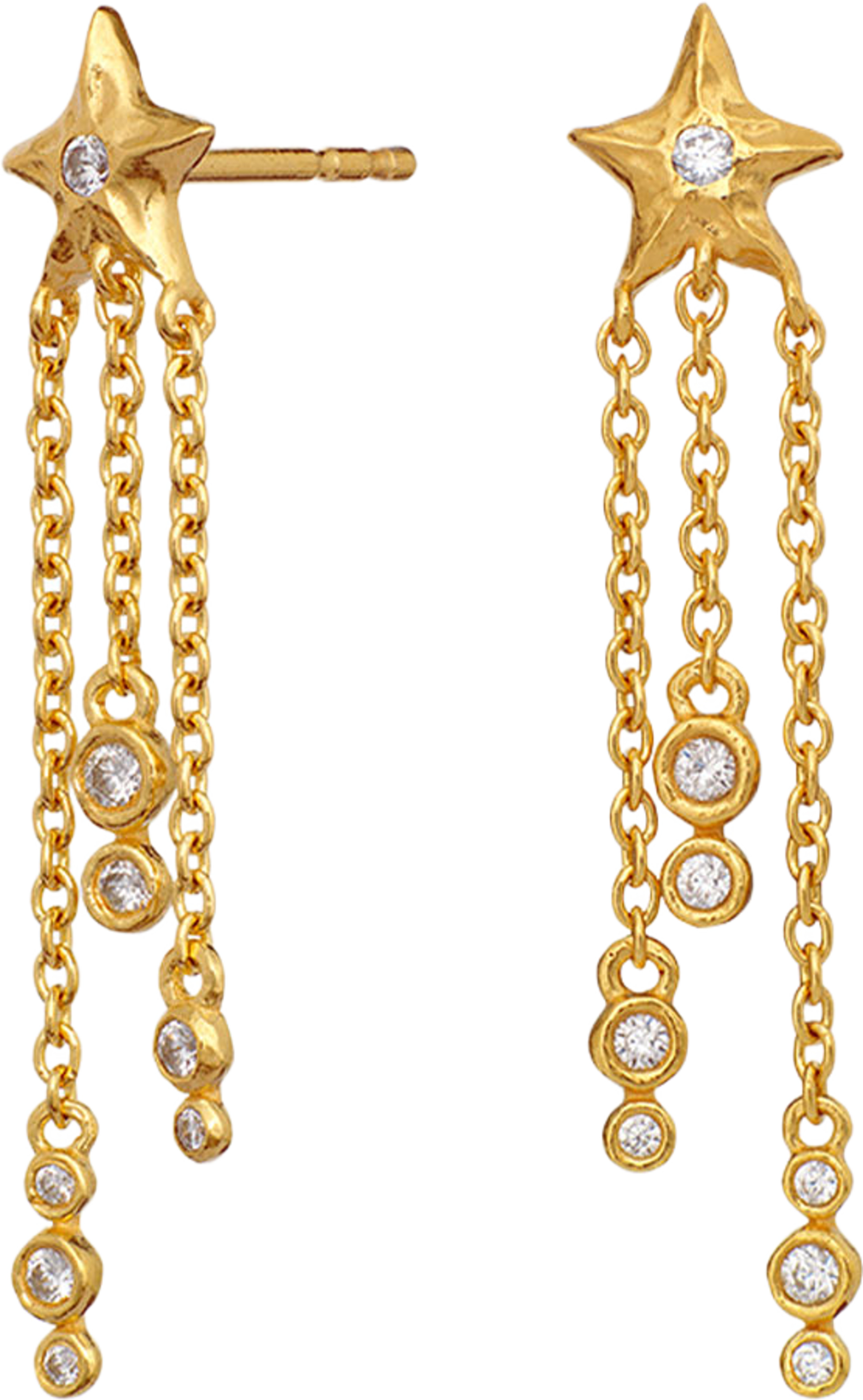 Maanesten Earrings Clara, från Maanesten, i färgen Gold. Klicka för att öppna bilden i stort format