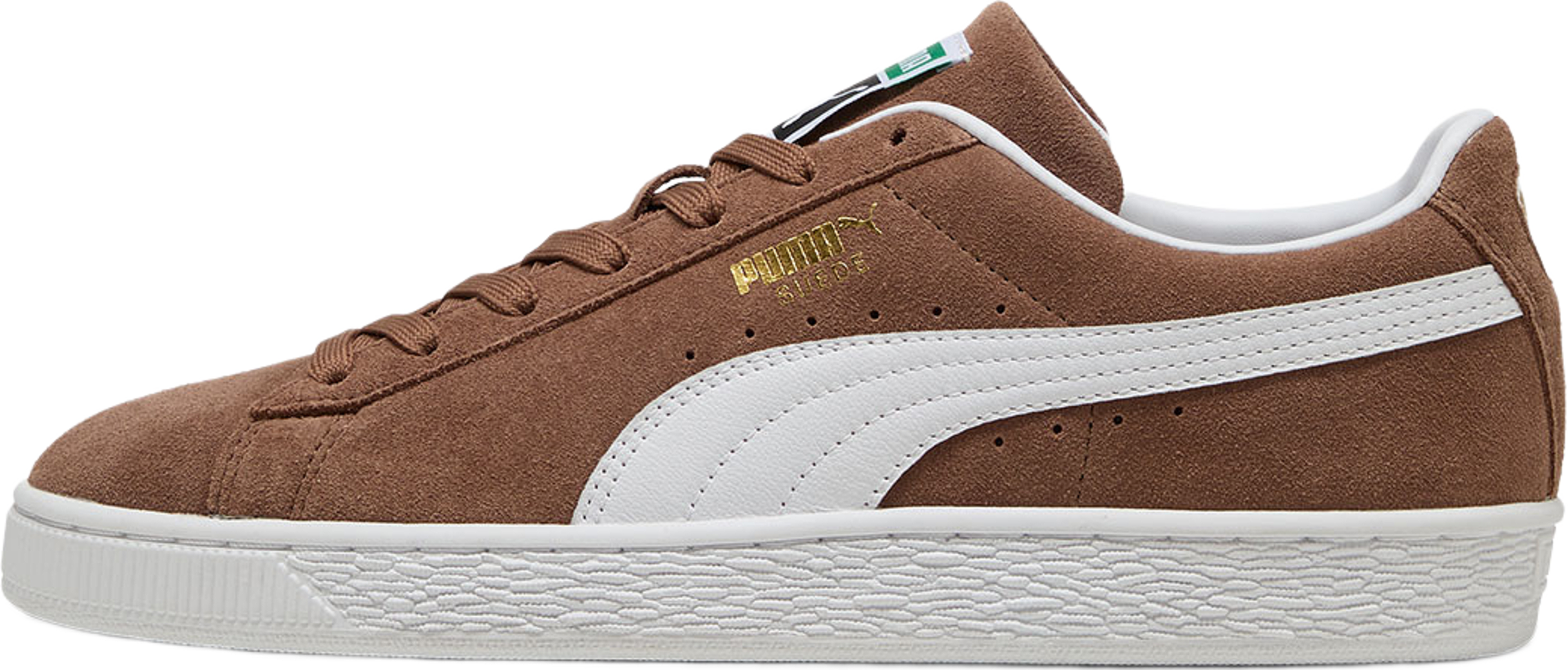 Suede Classic, från Puma, i färgen Haute Coffee-puma White. Klicka för att öppna bilden i stort format